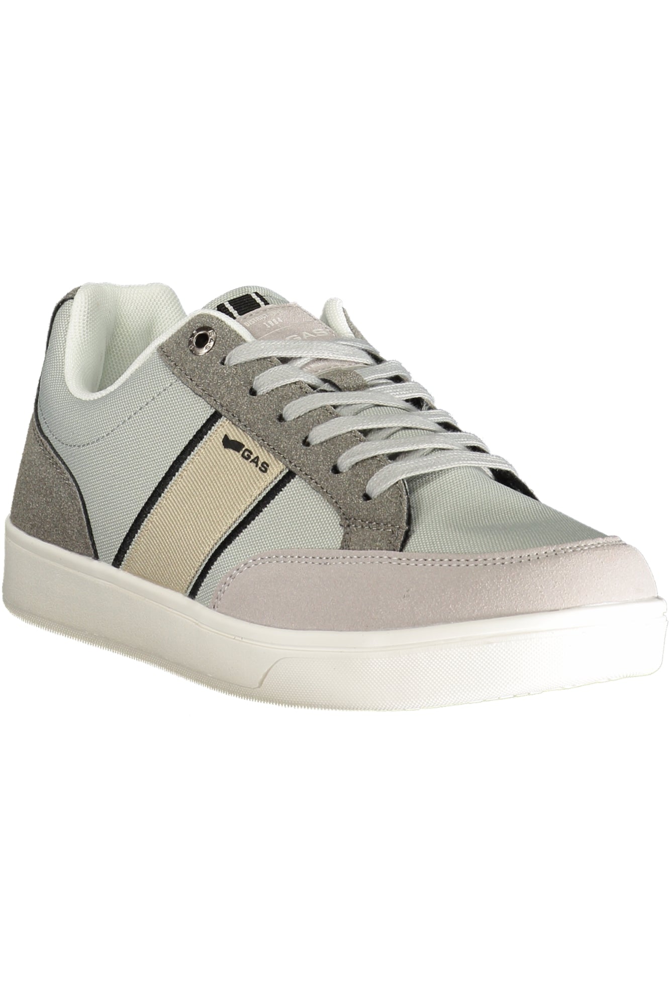 GAM514146_GR0054 – Grauer Herren-Sportschuh mit Kontrastdetails und Schnürsenkeln – Größe: 40, 41, 42, 43, 44, 45 – Farbe: Grigio