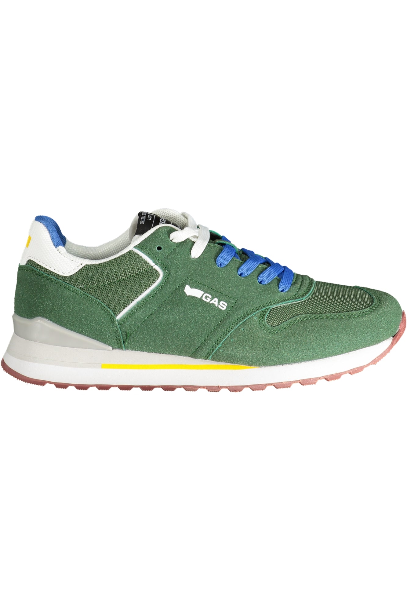 GAM513601_VE2974 – Herrensportschuh Grün - Stilvolle Kontraste in Blau & Gelb – Größe: 41, 40, 42, 43, 44, 45 – Farbe: Verde