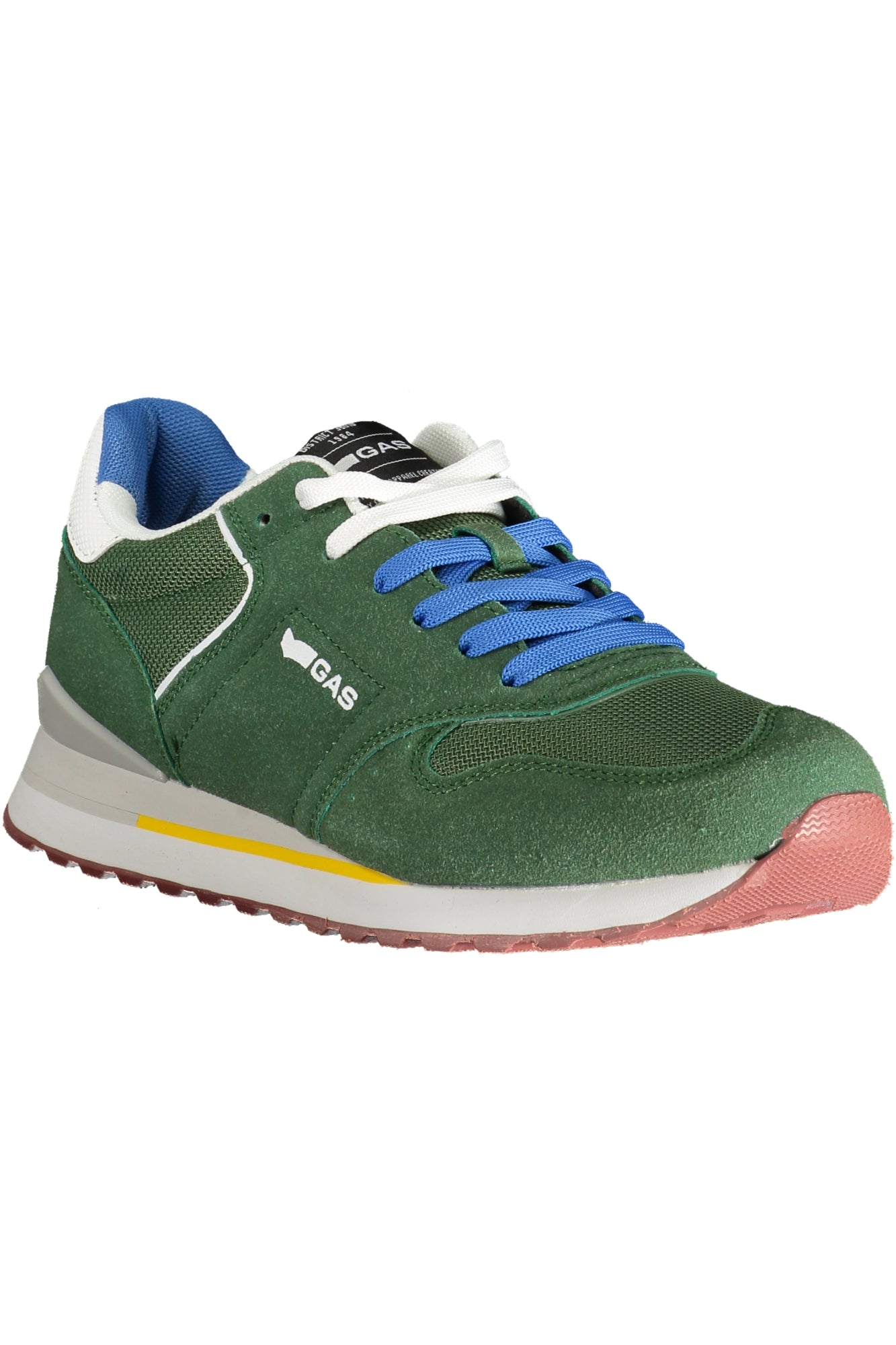 GAM513601_VE2974 – Herrensportschuh Grün - Stilvolle Kontraste in Blau & Gelb – Größe: 41, 40, 42, 43, 44, 45 – Farbe: Verde