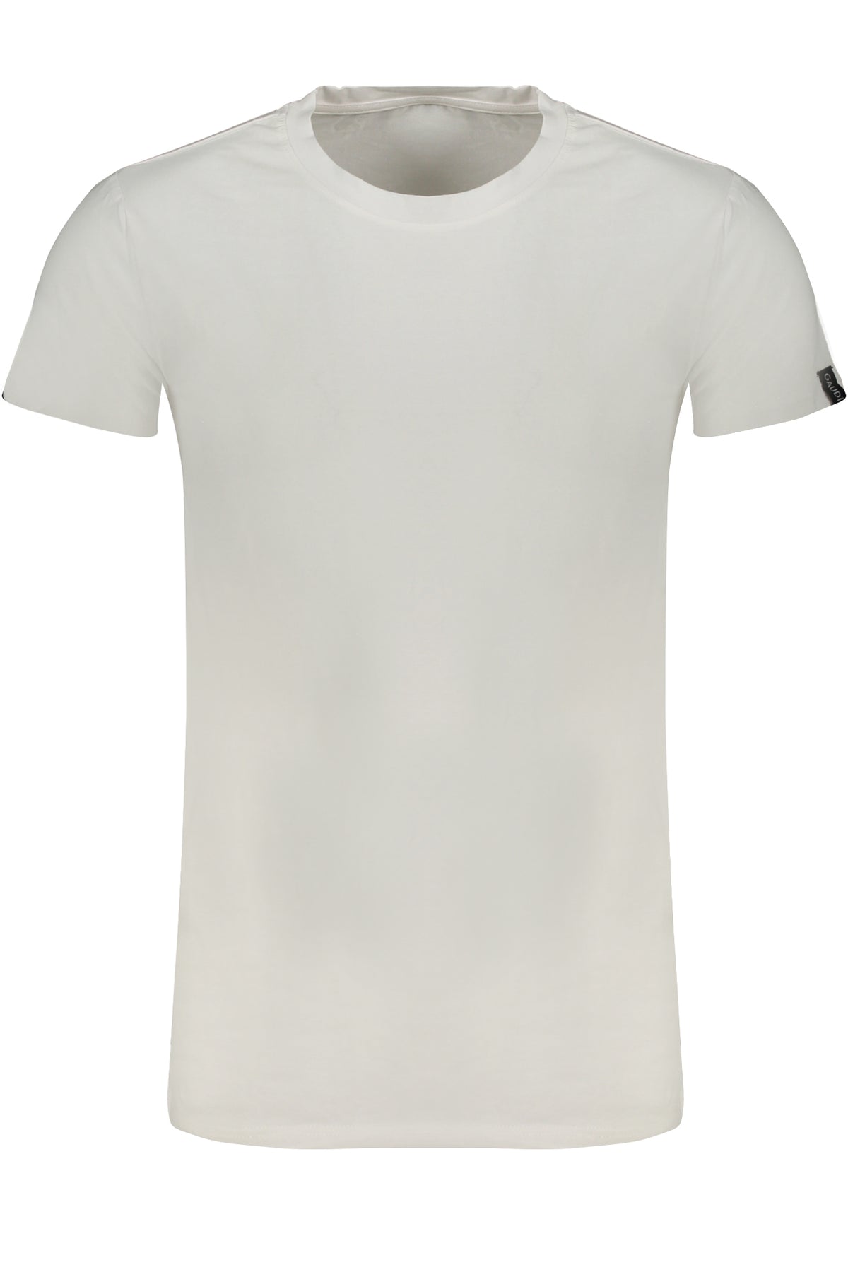 GAU1UTS02_BIWHITE – Weißes Kurzarm Herren T-Shirt mit Logo und Rundhalsausschnitt – Größe: M, L, XL, 2XL – Farbe: Bianco