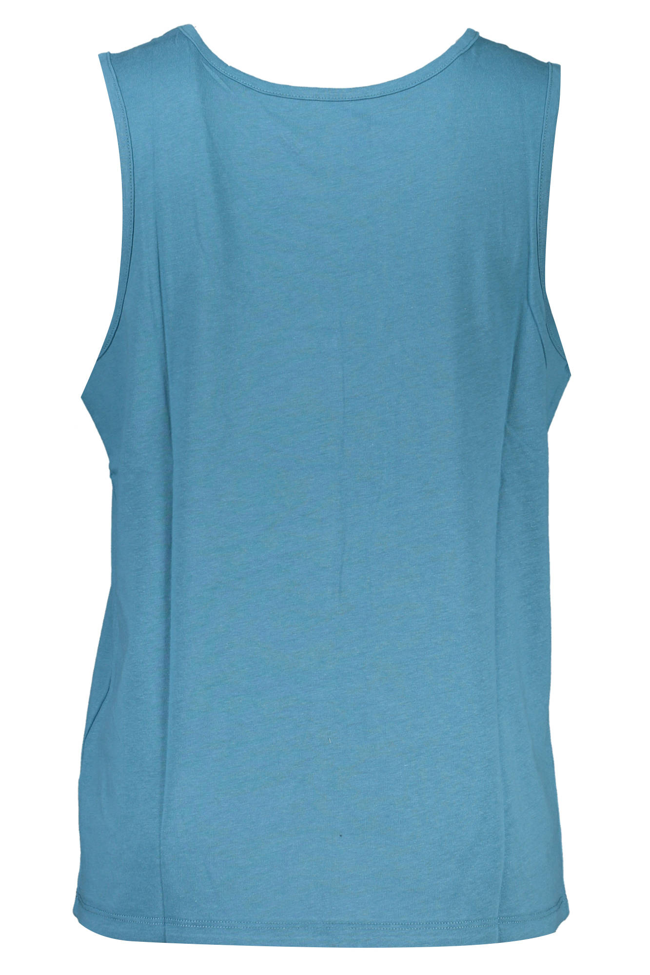 AU00792-ROMOLO_BLU_BLUE-BAY – Stilvolles Herren-Tanktop Blau mit Druck und Rundhalsausschnitt – Größe: M, L, XL, 2XL – Farbe: Blu