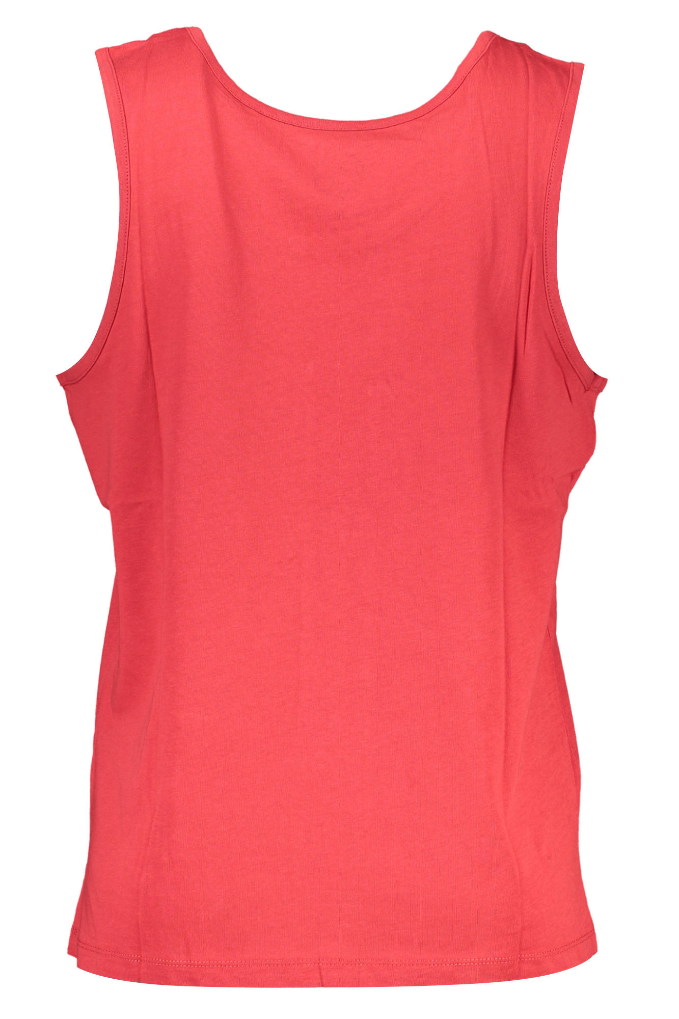 AU00910-CARMINE_ROSSO_RED – Herren Rot Unterhemd mit Rundhalsausschnitt und Logo-Stickerei – Größe: M, L, XL, 2XL – Farbe: Rosso