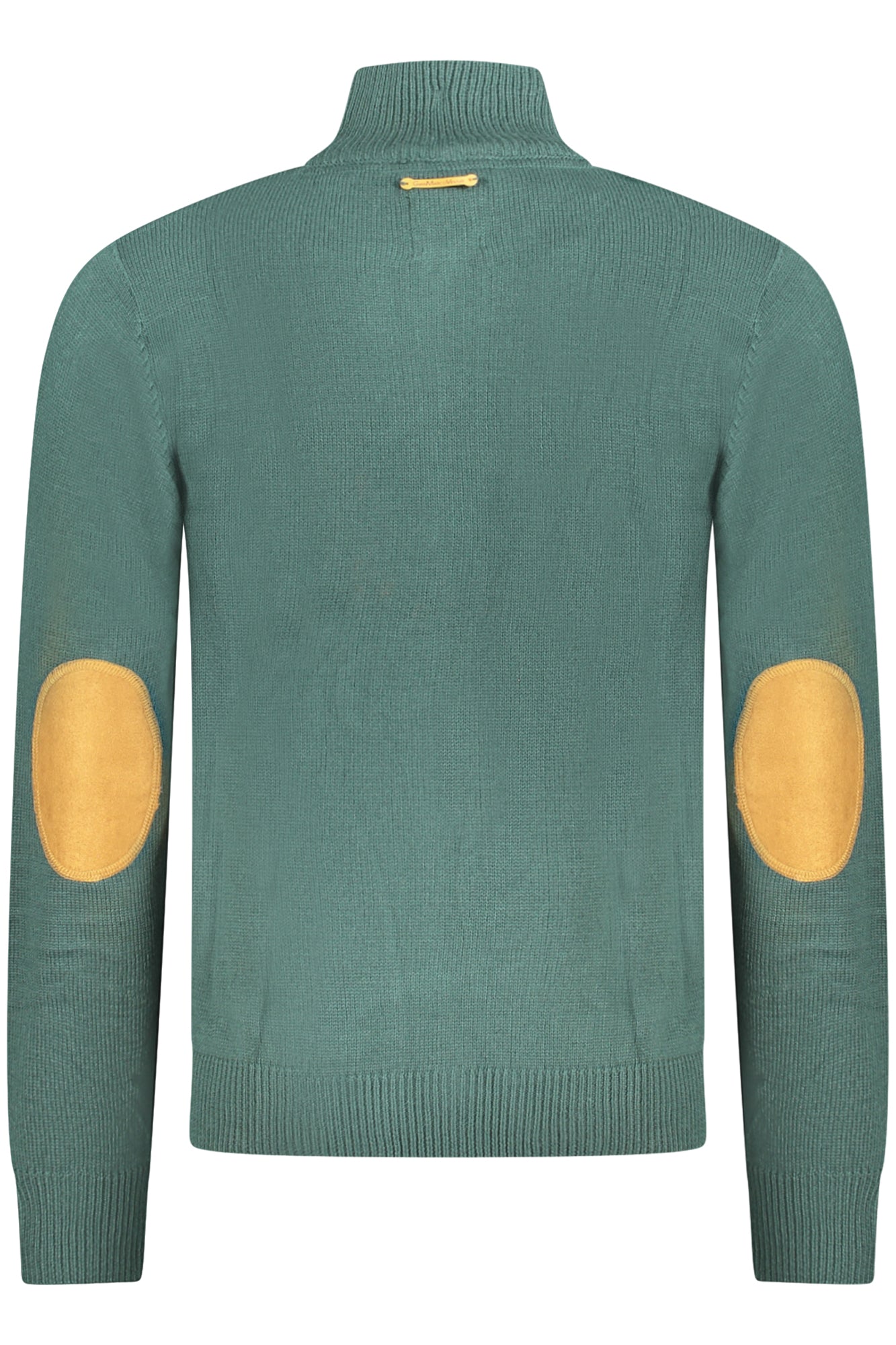 AU01143FILIPPO_VEDKFORE – Eleganter Herren-Cardigan: Grüne Strickjacke mit Kontrastdetails – Größe: M – Farbe: Verde