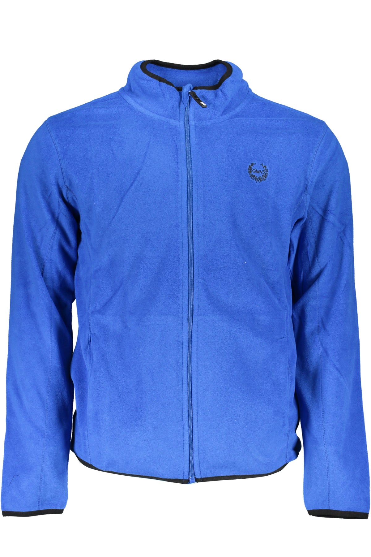 AU01531FUMETTO_BLROYABL – Herren Zip-Sweatshirt Blau: Fleece, Stickerei & Kontrastdetails – Größe: M, L, XL, 2XL – Farbe: Blu