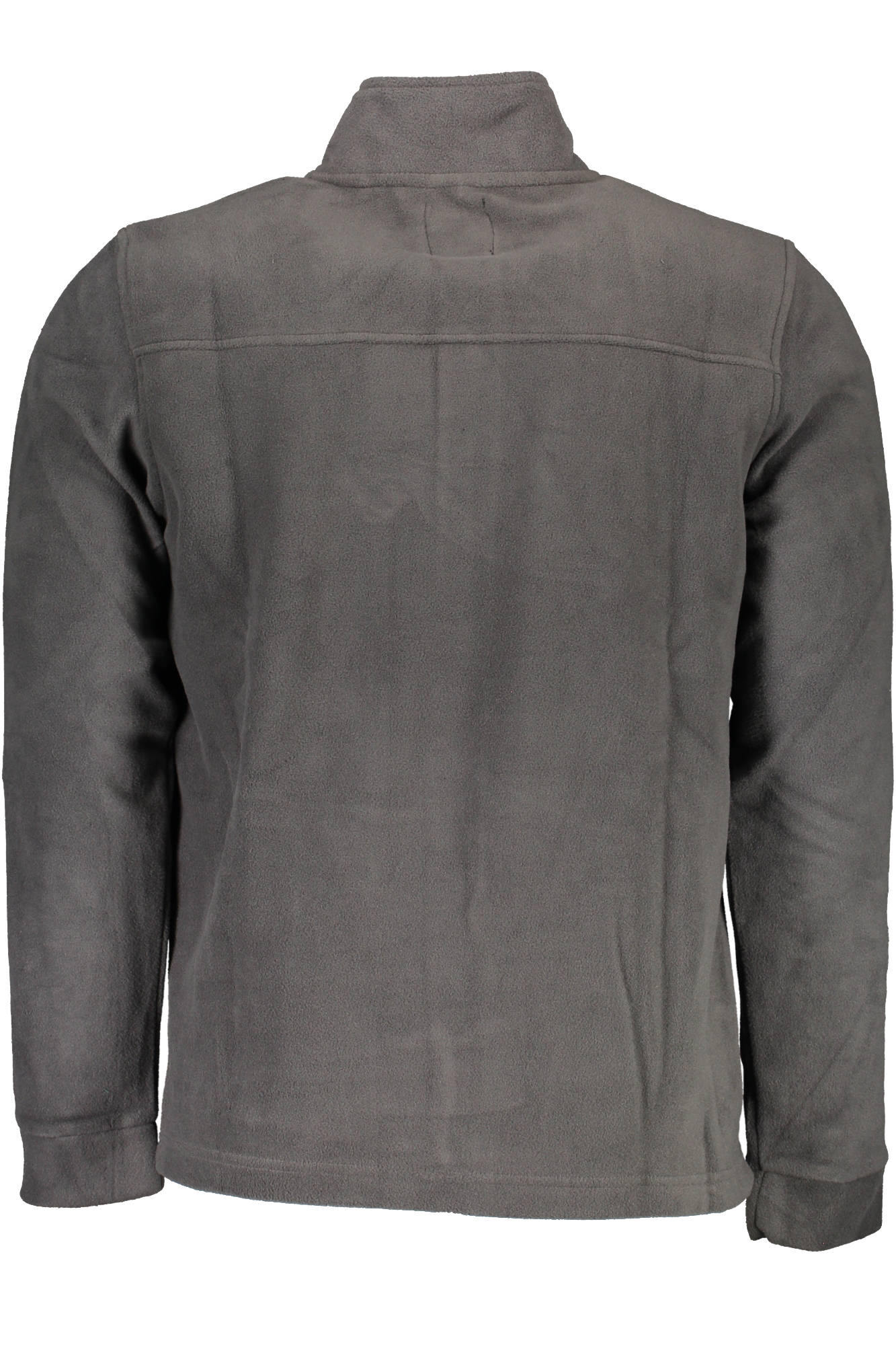 AU00607-FLAVIO_BLU_LEAD – Herren Sweatshirt Blau: Langarm-Fleece mit Reißverschluss & Taschen – Größe: L, XL – Farbe: Blu