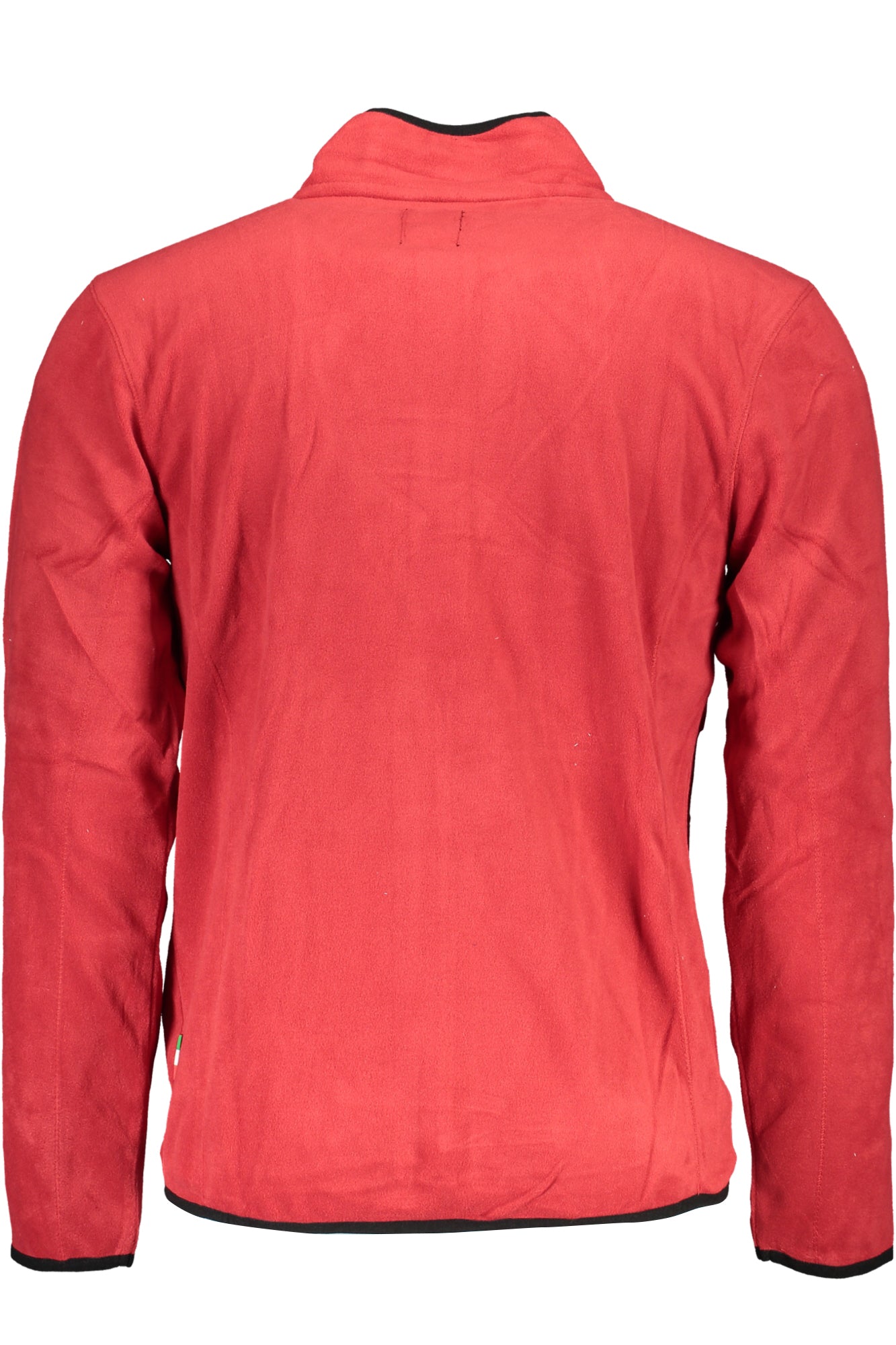 AU01531FUMETTO_RODARKRE – Hochwertige Herren Fleece-Sweatjacke in Rot mit Kontrastdetails – Größe: M, L, XL, 2XL – Farbe: Rosso
