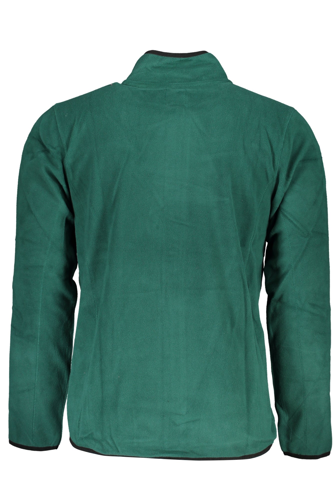 AU01531FUMETTO_VEFOREST – Grünes Herren-Sweatshirt mit Reißverschluss und Stickerei-Details – Größe: M, L, XL, 2XL – Farbe: Verde