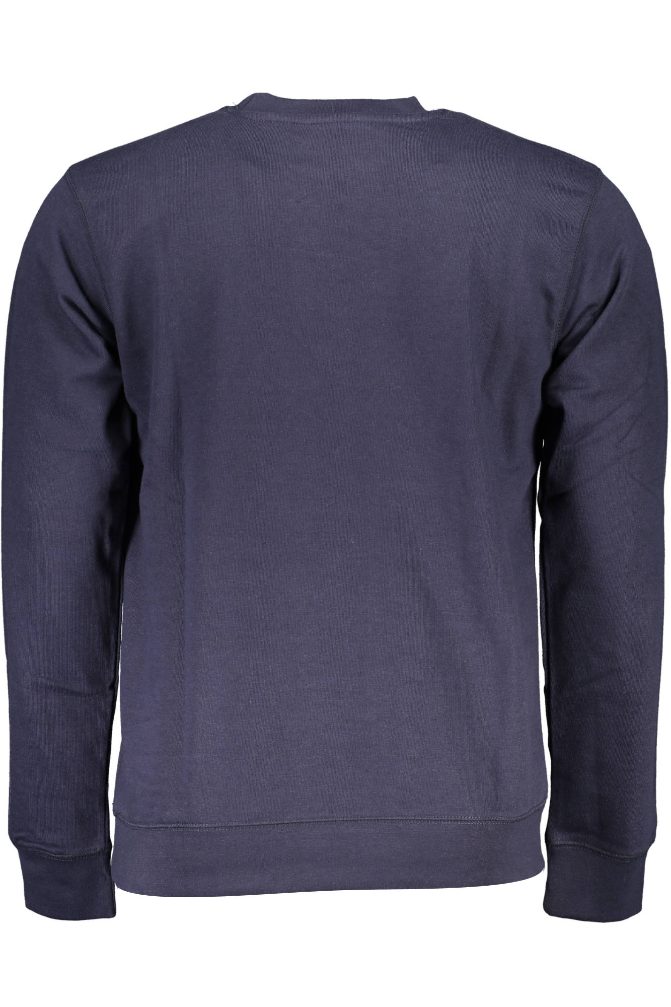 AU00795-PATRIZIO_BLU_NIGHT-BLUE – Herren Langarm-Sweatshirt Blau: Stilvoll & Bequem mit Applikation – Größe: M, L, XL, 2XL – Farbe: Blu