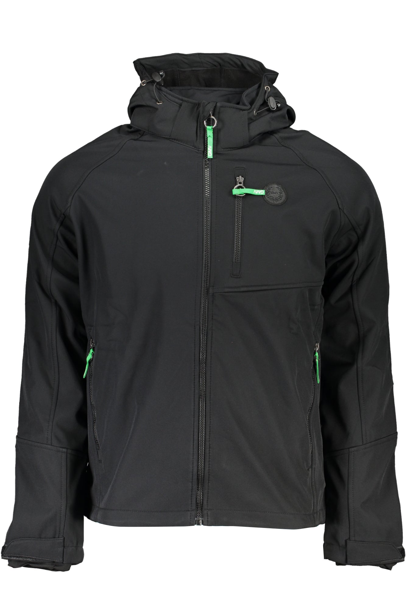 AU01524HERMES_NEBLACK – Herren-Sakko mit abnehmbarer Kapuze und Softshell in Schwarz – Größe: S, M, L, XL, 2XL – Farbe: Nero