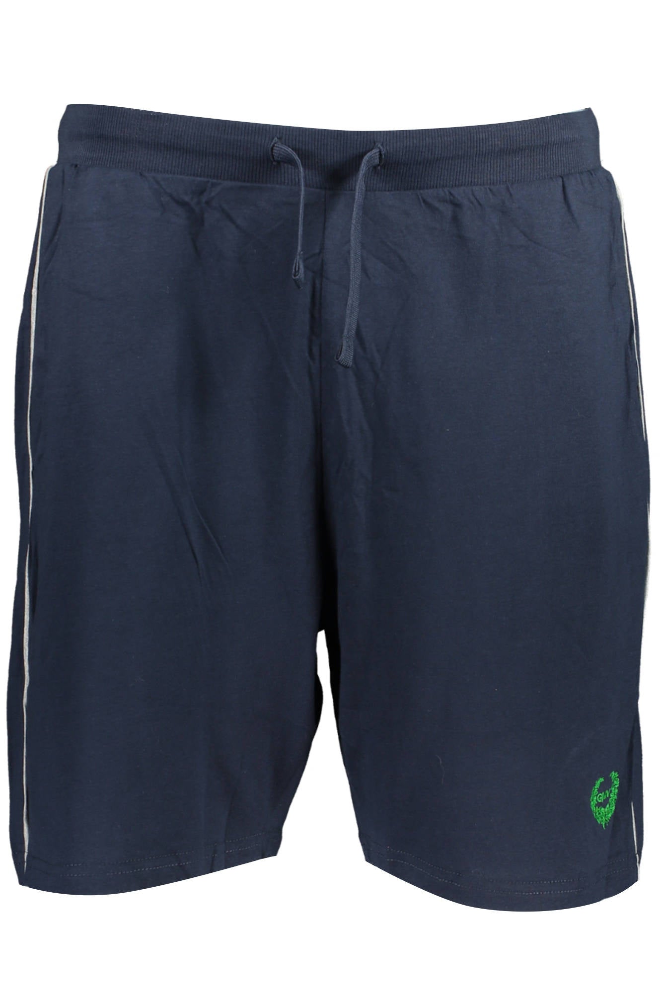 AU00917-GOFFREDO_BLU_NIGHT-BLUE – Blaue Herren Shorts aus leichter Baumwolle mit Kontrastdetails – Größe: M, L, XL, 2XL – Farbe: Blu
