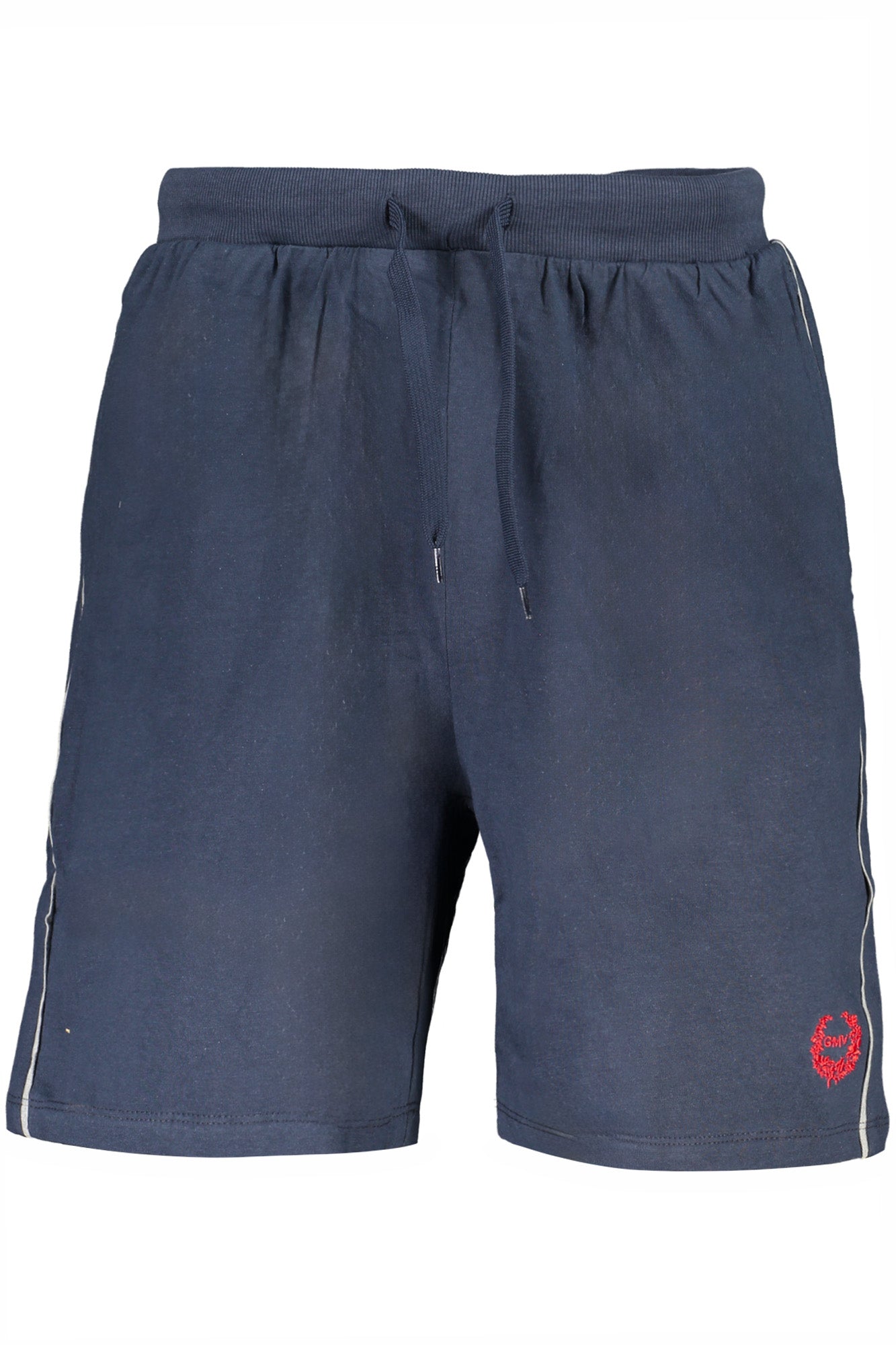 AU01625GOFFREDO_BLNIGBLU – Elastische Herren-Shorts in Blau mit Stickerei und Kontrastdetails – Größe: M, XL, 2XL, L – Farbe: Blu
