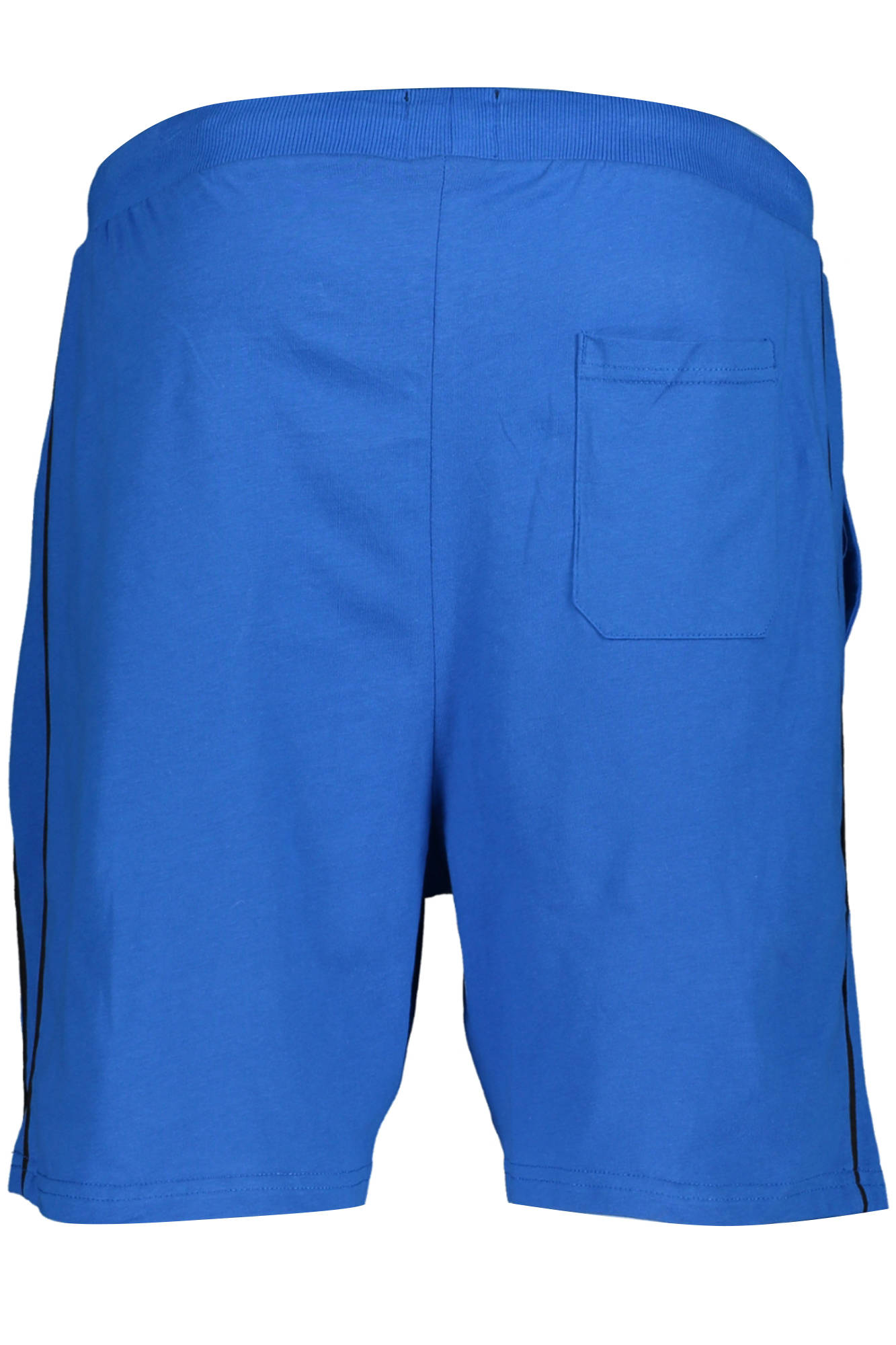 AU00917-GOFFREDO_BLU_ROYAL-BLUE – Herren Shorts Blau: Leichte Baumwolle, Elastikbund & Taschen – Größe: M, L, XL, 2XL – Farbe: Blu