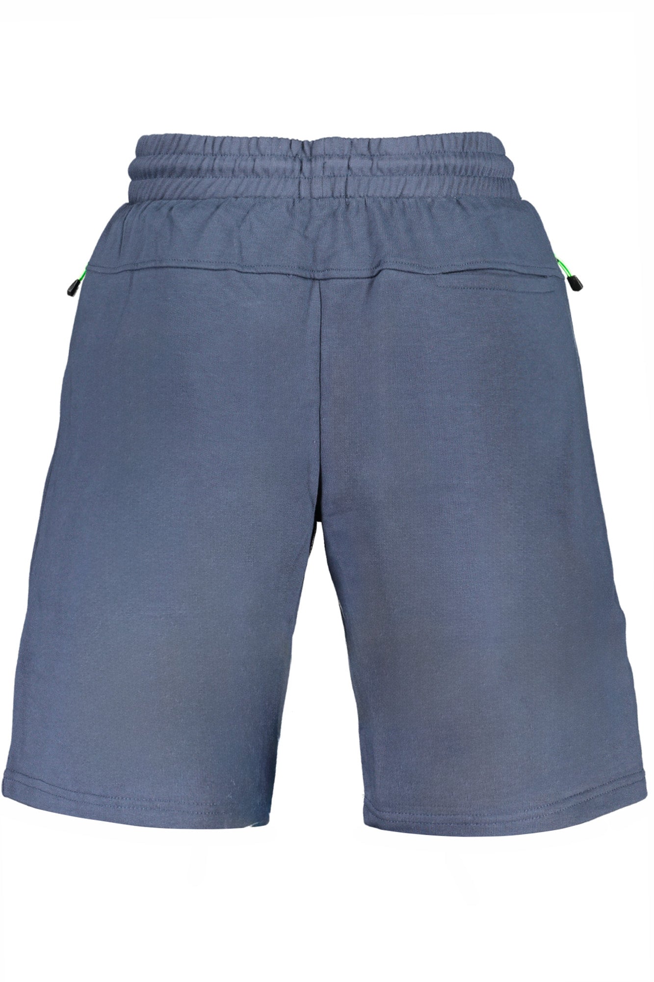 AU01612POLLUCE_BLNIGBLU – Herren Shorts Blau mit Gummizug, Reißverschlusstaschen & Logo-Details – Größe: L, XL, 2XL – Farbe: Blu