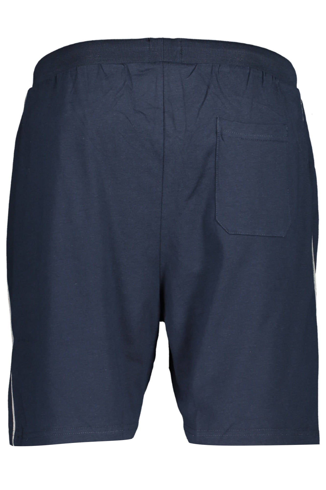 AU00917-GOFFREDO_BLU_NIGHT-BLUE – Blaue Herren Shorts aus leichter Baumwolle mit Kontrastdetails – Größe: M, L, XL, 2XL – Farbe: Blu