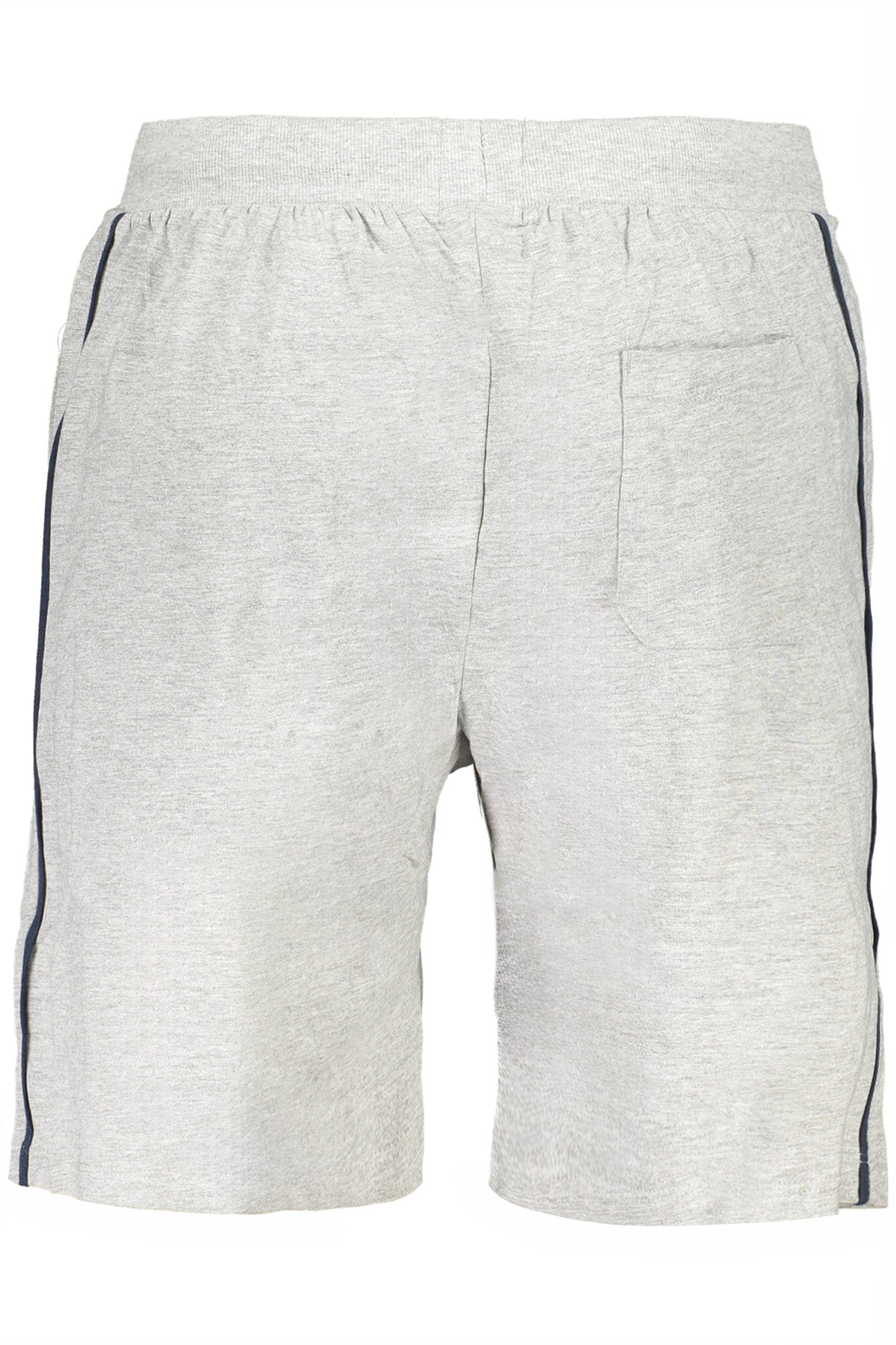 AU01625GOFFREDO_GRGREYM – Graue Herren Shorts: Elastischer Bund, Stickerei & Kontrastdetails – Größe: M, L, XL, 2XL – Farbe: Grigio