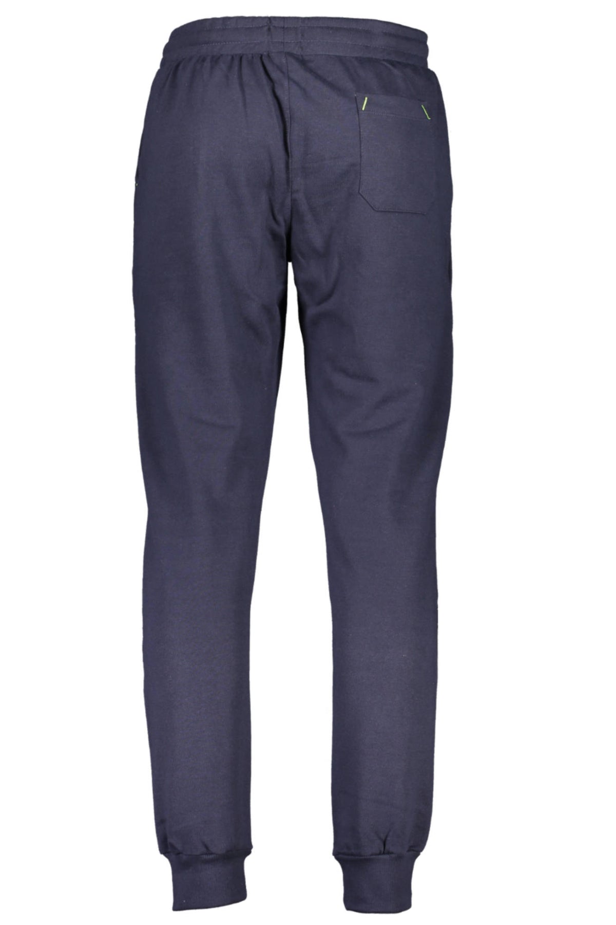 AU00913-CLAUDIO_BLU_NIGHT-BLUE – Blaue Herren-Sporthose: Elastisch, Angeraut & Stilvolle Details – Größe: M, L, XL, 2XL – Farbe: Blu
