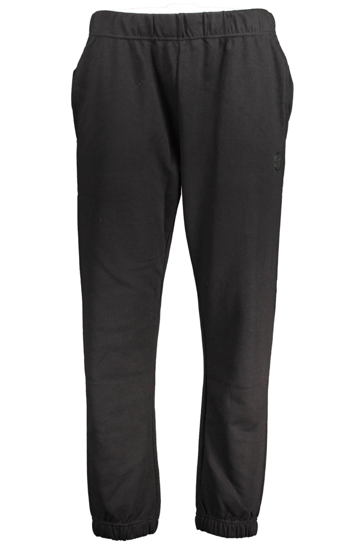 AU00797-RAFFAELE_NERO_BLACK – Schwarze Herren-Sporthose mit Kordelzug und elastischem Saum – Größe: M, L, XL, 2XL – Farbe: Nero