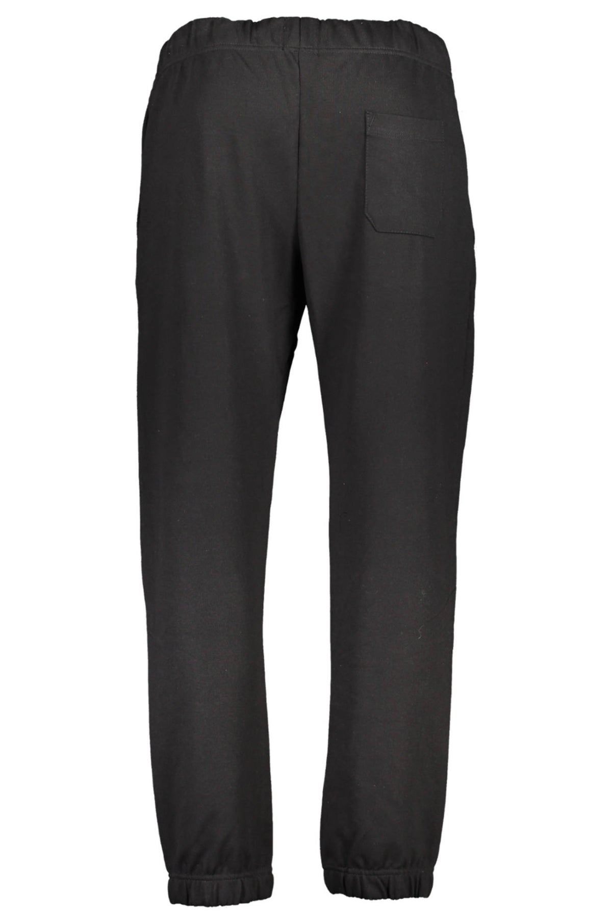 AU00797-RAFFAELE_NERO_BLACK – Schwarze Herren-Sporthose mit Kordelzug und elastischem Saum – Größe: M, L, XL, 2XL – Farbe: Nero
