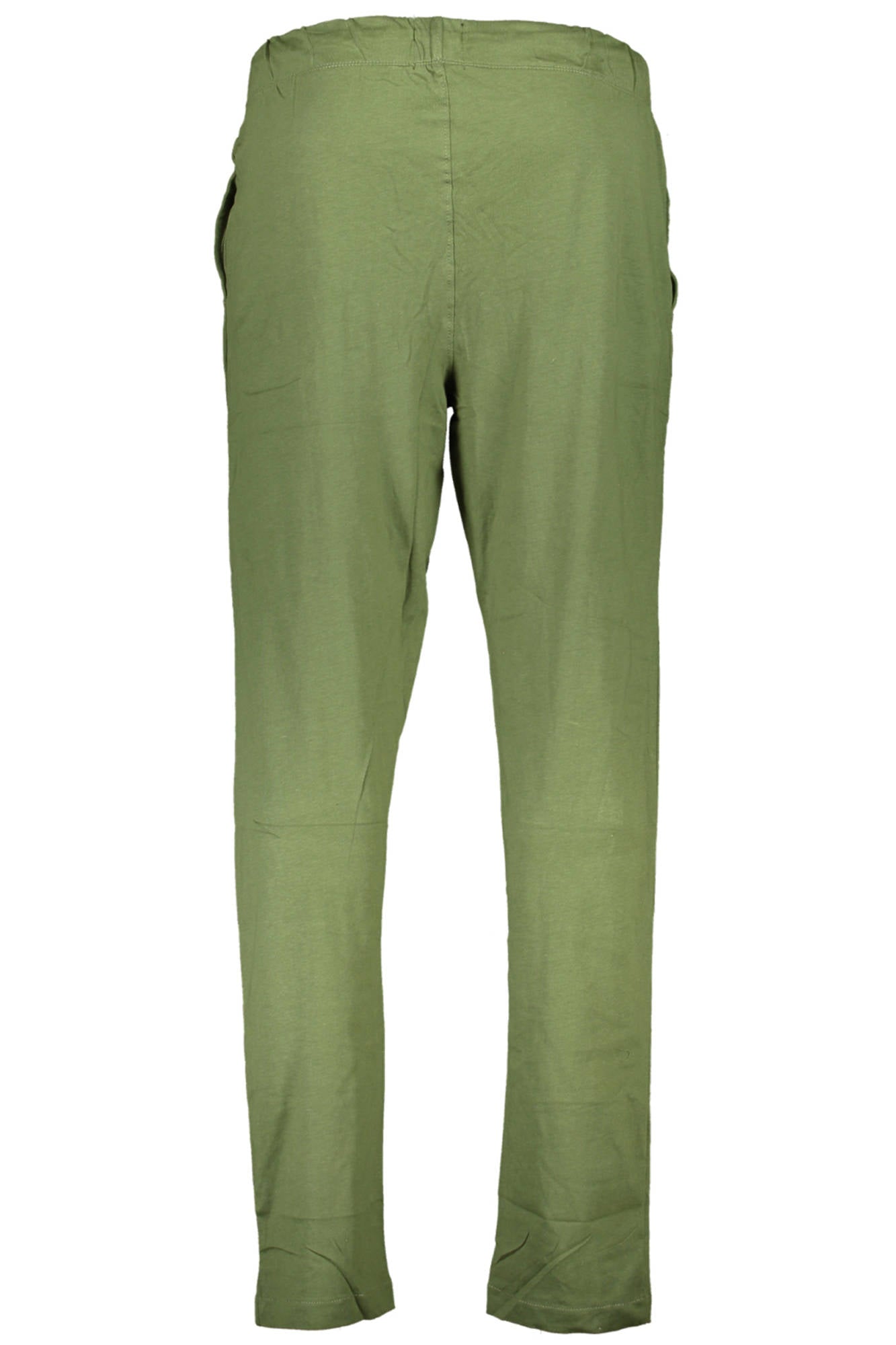 AU00916-BASCO_VERDE_MILITARY-GREEN – Trendige grüne Herren-Sporthose aus Baumwolle mit Kontrastdetails – Größe: M, L, XL, 2XL – Farbe: Verde
