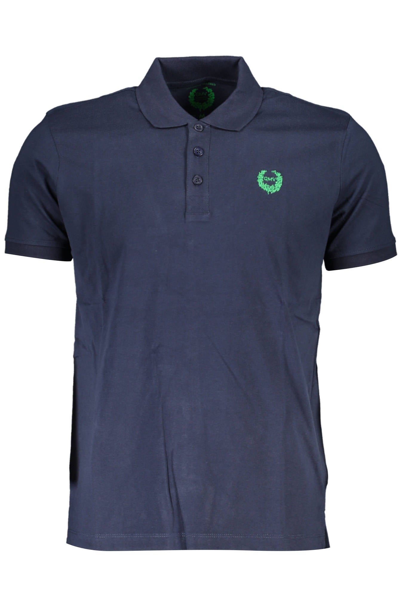 AU00906-CARONTE_BLU_NIGHT-BLUE – Herren Kurzarm-Poloshirt Blau mit Stickerei und Kontrastdetails – Größe: M, L, XL, 2XL – Farbe: Blu