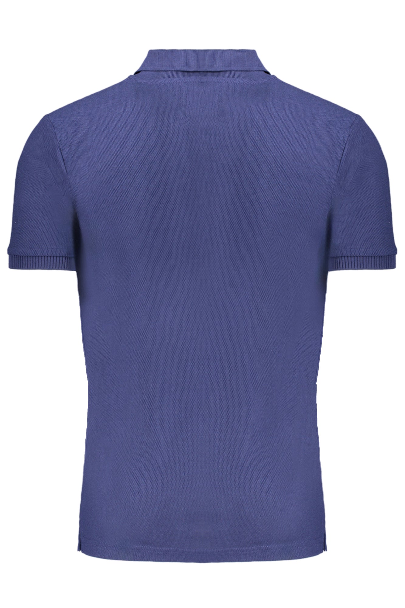 AU01671PARENZO_BLNIGBLU – Herren Kurzarm-Poloshirt Blau mit Stickerei und Logo - 3 Knöpfe – Größe: M, L, XL, 2XL – Farbe: Blu