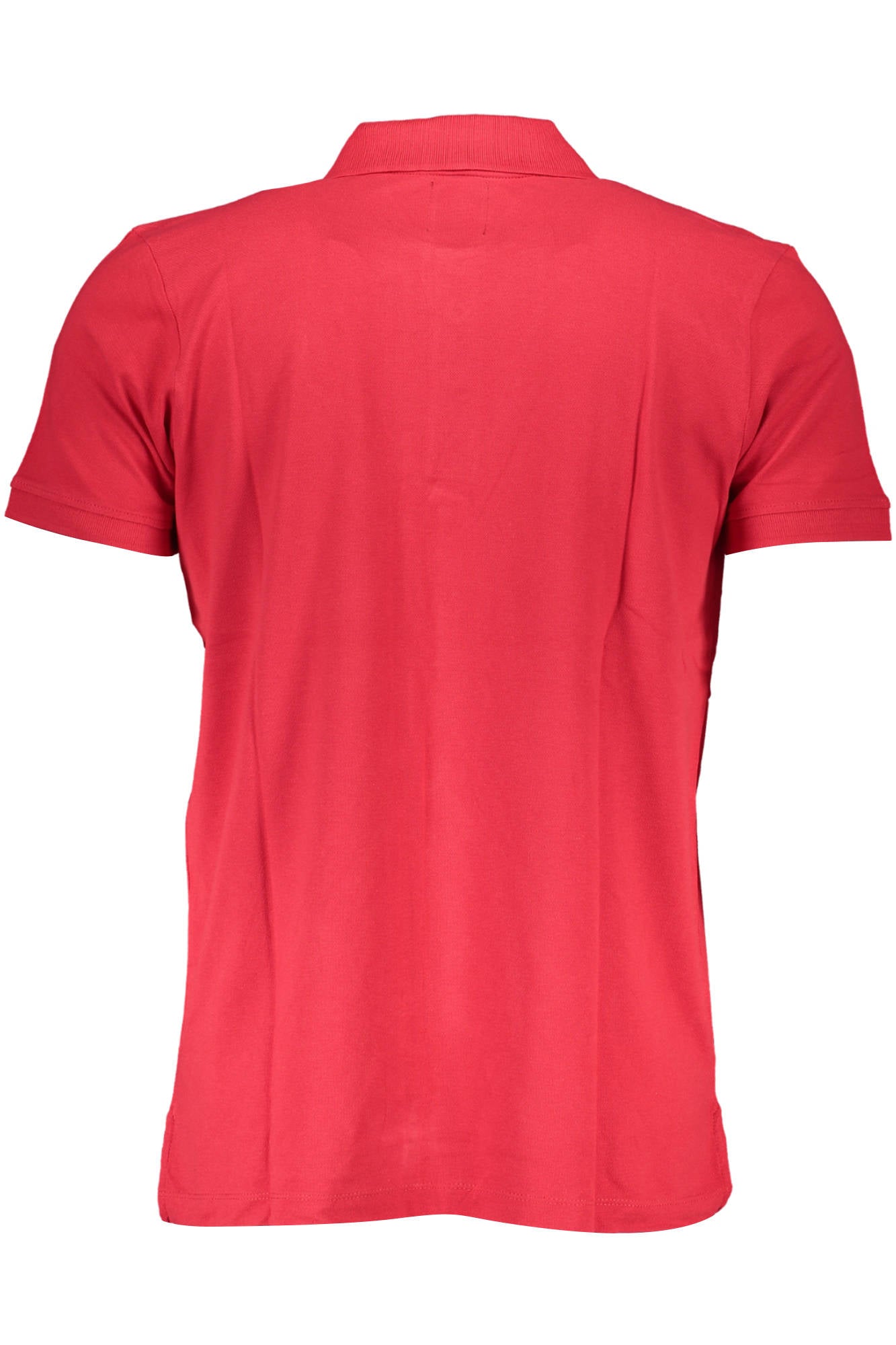 AU00799-MARIANO_ROSSO_RED – Elegantes rotes Poloshirt für Herren – Kurzarm, stilvolles Design – Größe: M, L, XL, 2XL – Farbe: Rosso