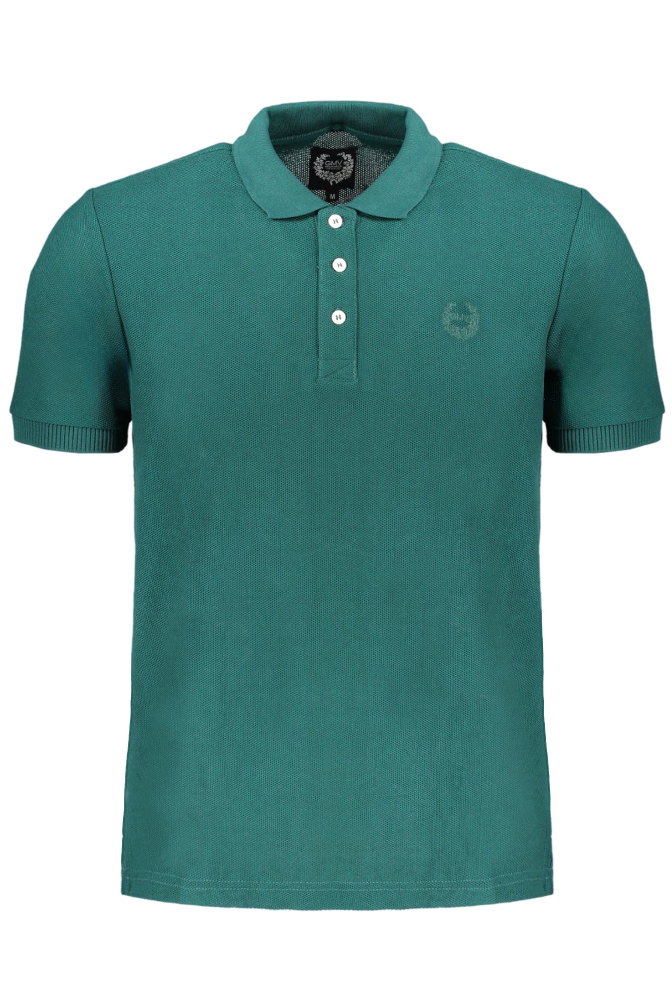AU01671PARENZO_VEFORGRE – Grünes Kurzarm-Poloshirt für Herren mit Stickerei und Logo – Größe: M, L, XL, 2XL – Farbe: Verde