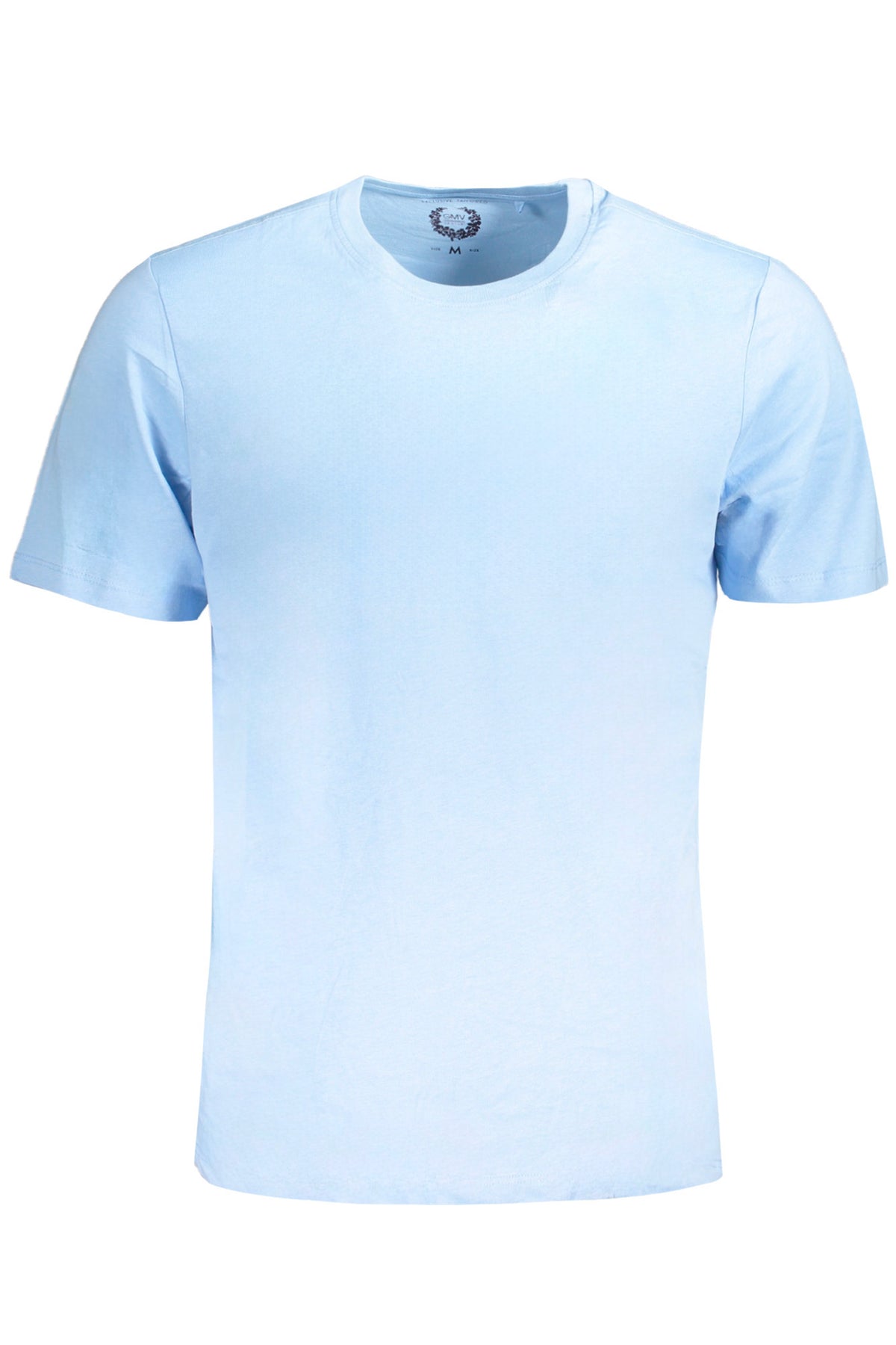 AU01408GIZIO_AZLIGHBL – Elegantes, Kurzärmliges Herren T-Shirt Blau mit Stickerei-Details – Größe: M, L, XL, 2XL – Farbe: Azzurro