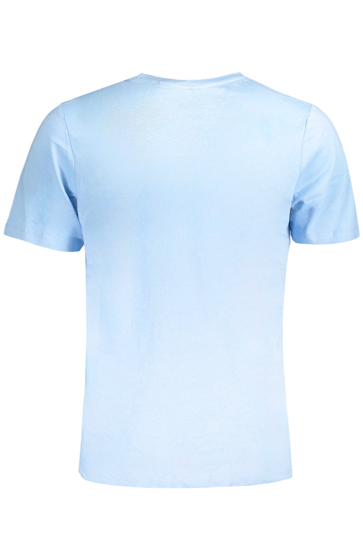 AU01408GIZIO_AZLIGHBL – Elegantes, Kurzärmliges Herren T-Shirt Blau mit Stickerei-Details – Größe: M, L, XL, 2XL – Farbe: Azzurro