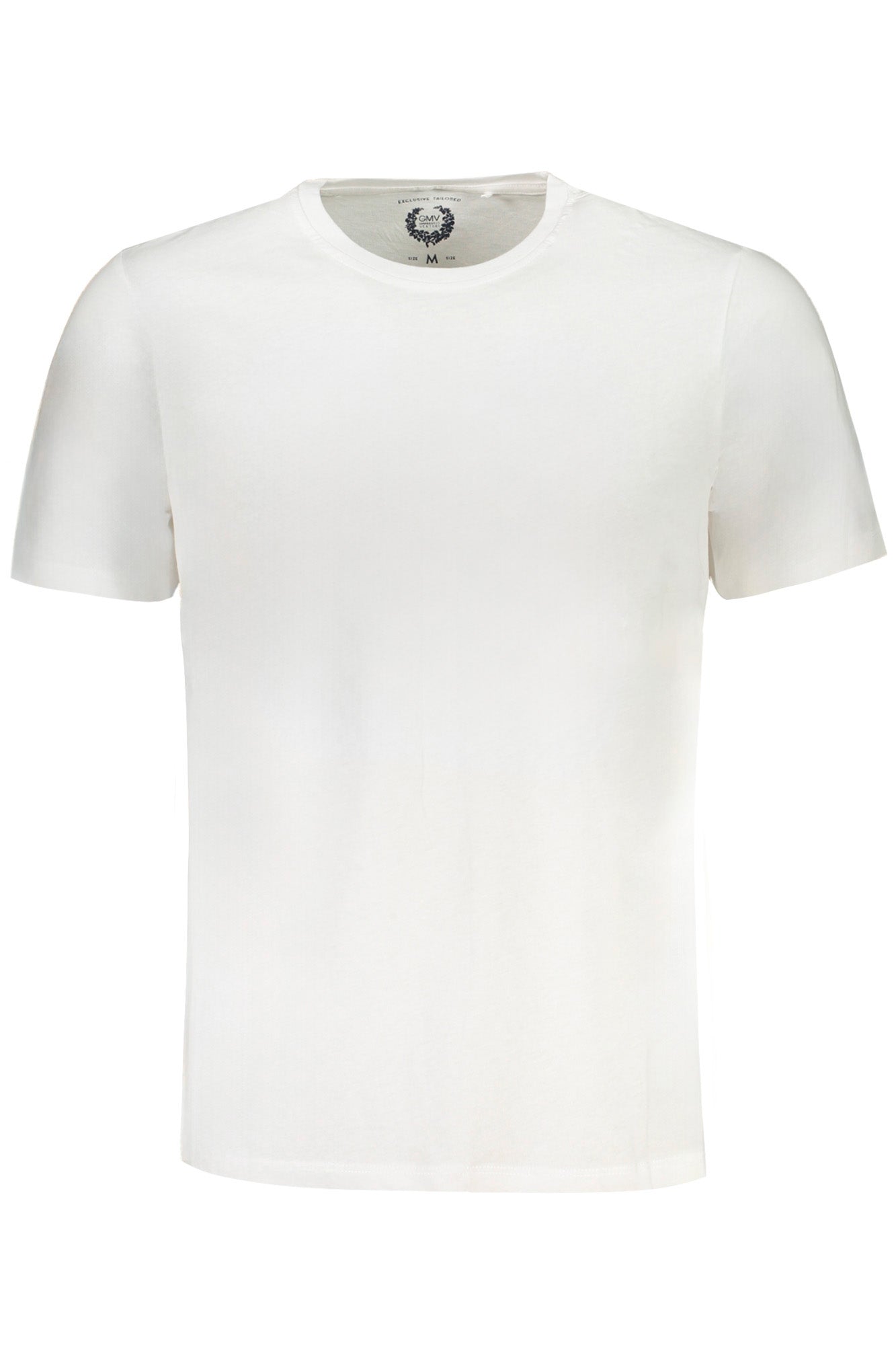 AU01633TUBOLAR_BIWHITE – Weißes Herren Kurzarm-T-Shirt mit Rundhals und Logo-Design – Größe: 2XL – Farbe: Bianco