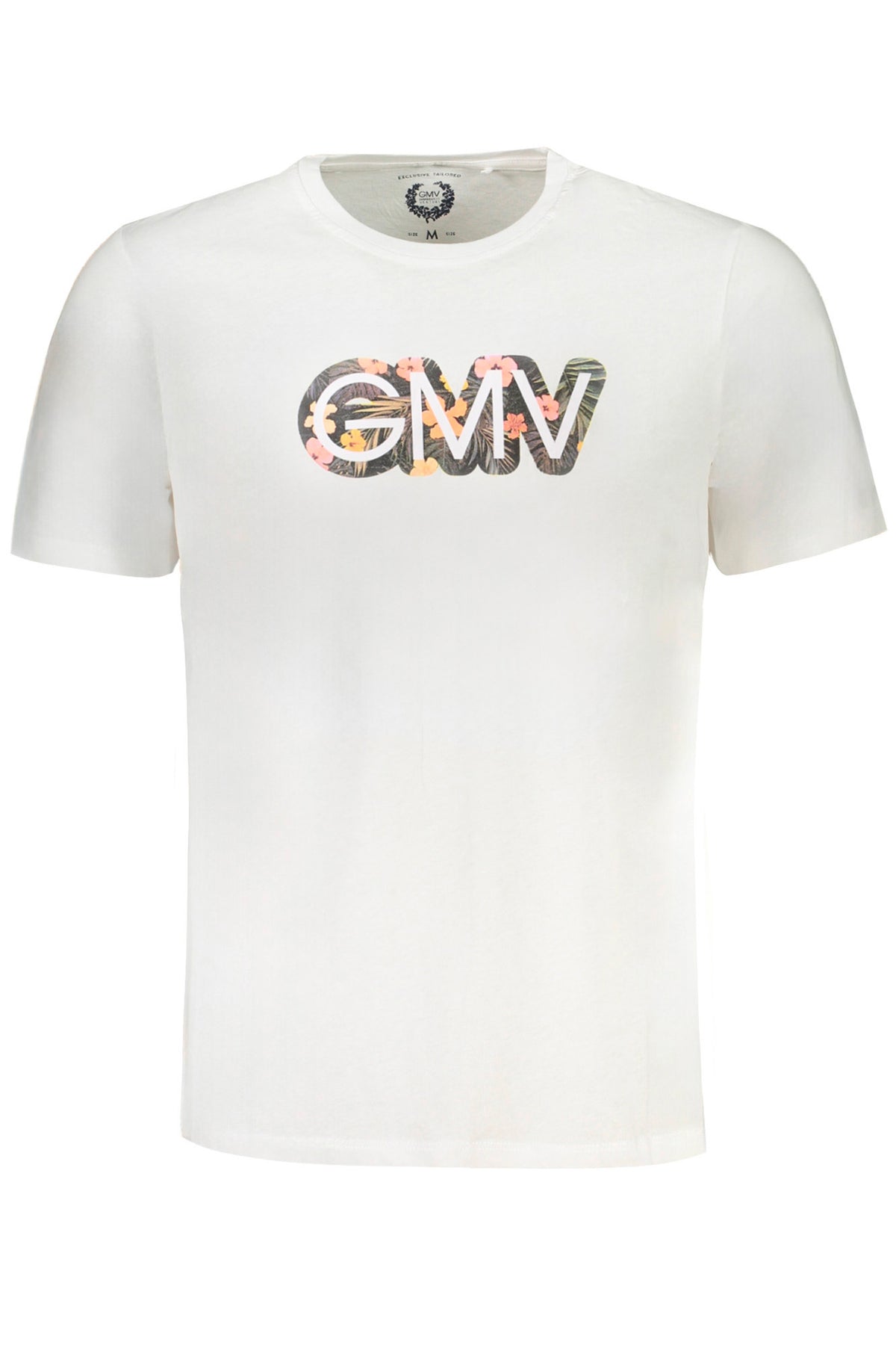 AU01412ORLANDO_BIWHITE – Stilvolles Herren T-Shirt: Weiß, Kurzarm, Rundhals, Logo-Aufdruck – Größe: M, L, XL, 2XL – Farbe: Bianco