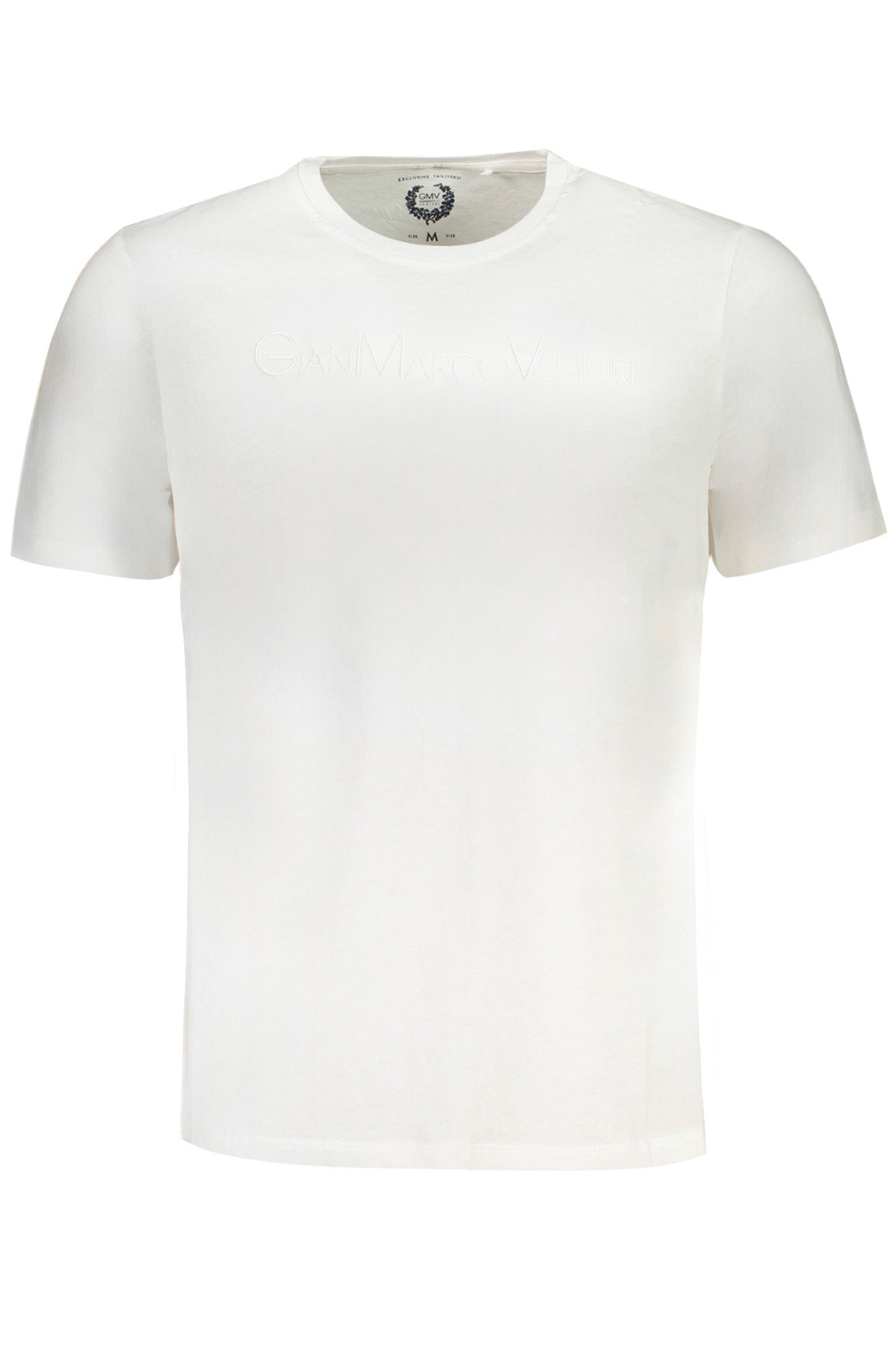 AU01634CALIMERO_BIWHITE – Herren T-Shirt Kurzarm: Weiß mit Stickerei und Rundhals-Ausschnitt – Größe: 2XL – Farbe: Bianco