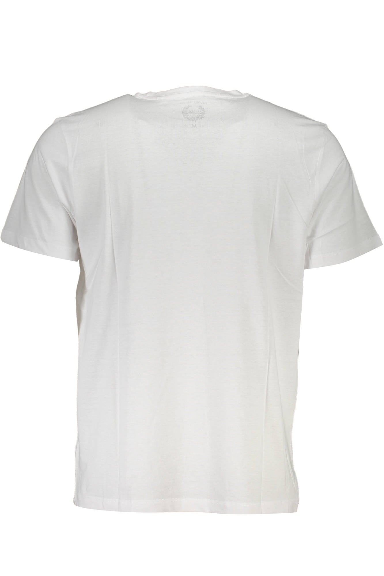 AU00785-ILARIO_BIANCO_WHITE – Weißes Herren Kurzarm-T-Shirt mit Rundhals & Druck für jeden Anlass – Größe: XL – Farbe: Bianco