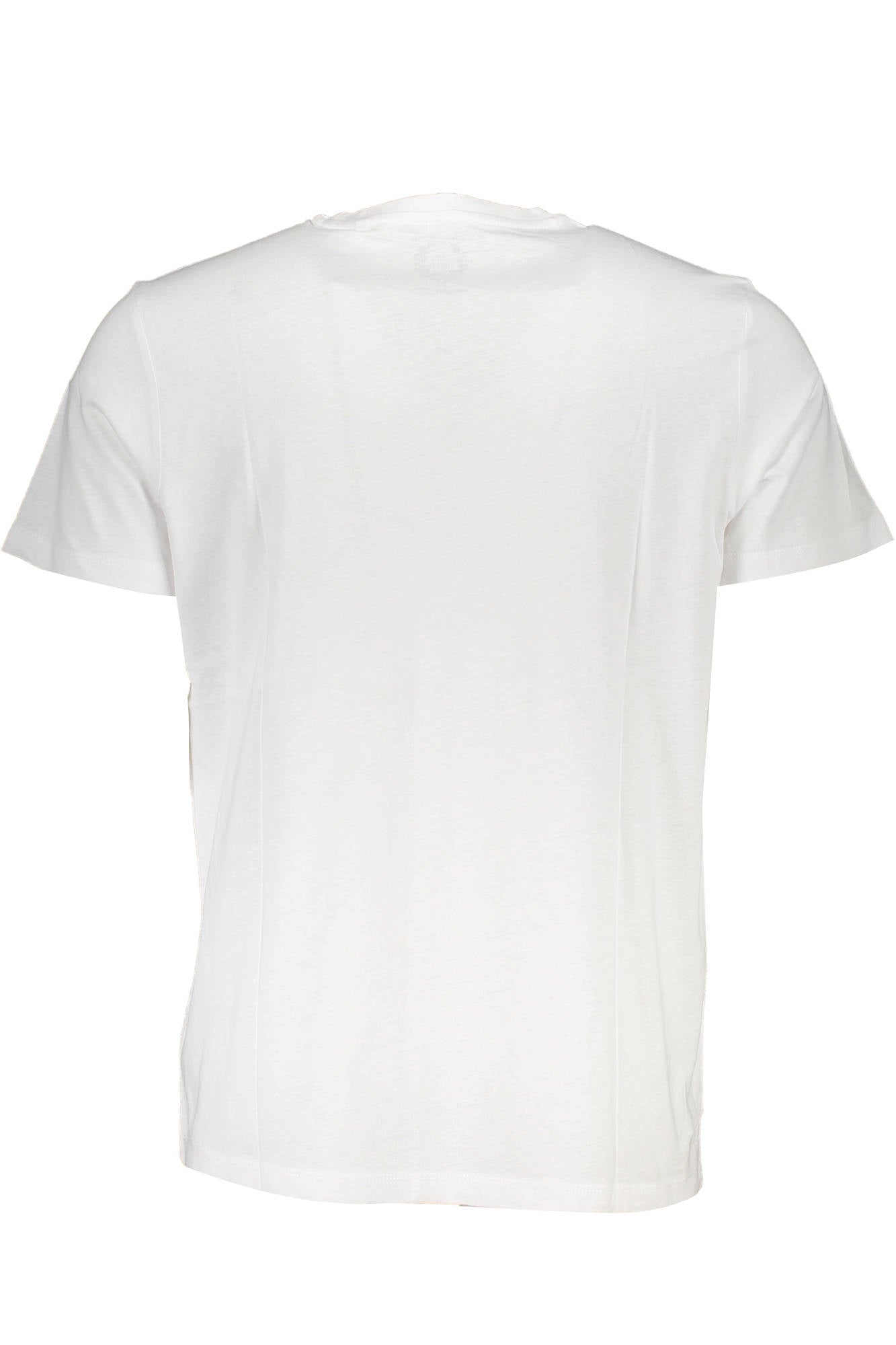 AU00789-MARINO_BIANCO_WHITE – Weißes Herren T-Shirt mit Print und Rundhalsausschnitt – Kurzarmstylisch – Größe: XL, 2XL – Farbe: Bianco