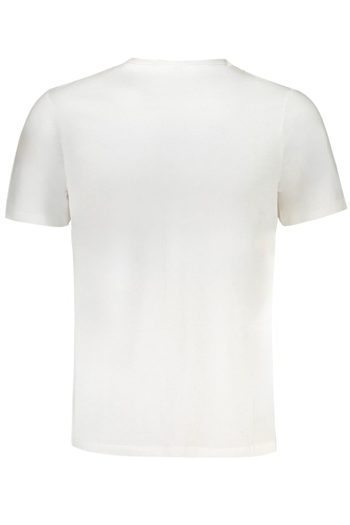 AU01412ORLANDO_BIWHITE – Stilvolles Herren T-Shirt: Weiß, Kurzarm, Rundhals, Logo-Aufdruck – Größe: M, L, XL, 2XL – Farbe: Bianco
