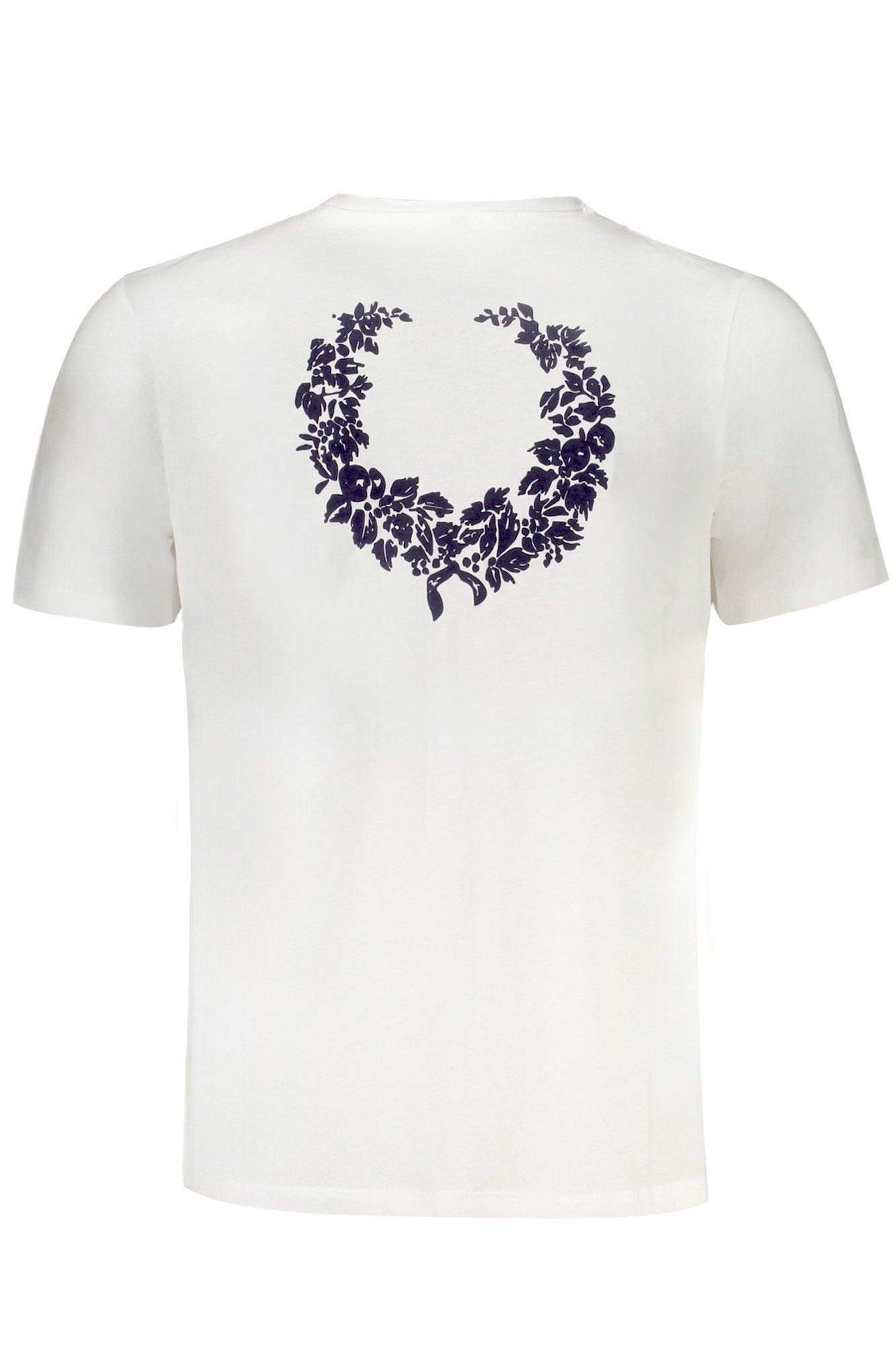 AU01413ALVARO_BIWHITE – Weißes Herren T-Shirt mit Rundhalsausschnitt und Aufdruck – Kurzarm – Größe: M, L, XL, 2XL – Farbe: Bianco