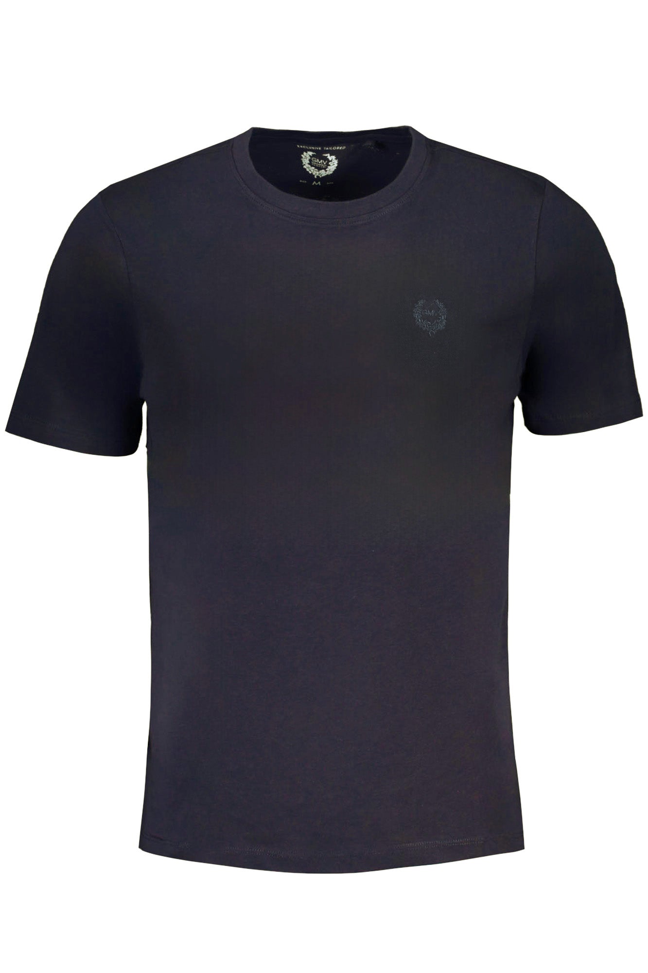 AU01408GIZIO_BLNIGHBL – Elegantes Herren Piqué T-Shirt in Blau mit Rundhalsausschnitt – Größe: M, L, XL, 2XL – Farbe: Blu