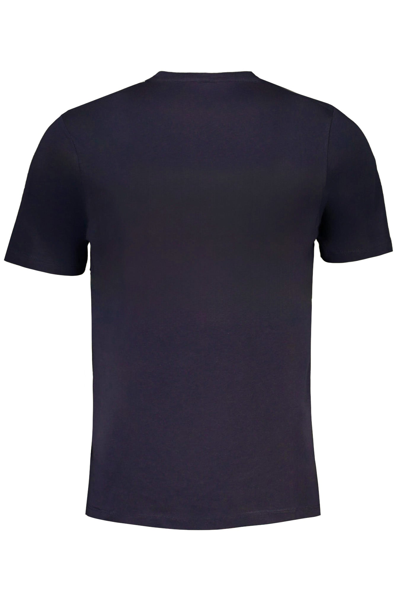 AU01408GIZIO_BLNIGHBL – Elegantes Herren Piqué T-Shirt in Blau mit Rundhalsausschnitt – Größe: M, L, XL, 2XL – Farbe: Blu
