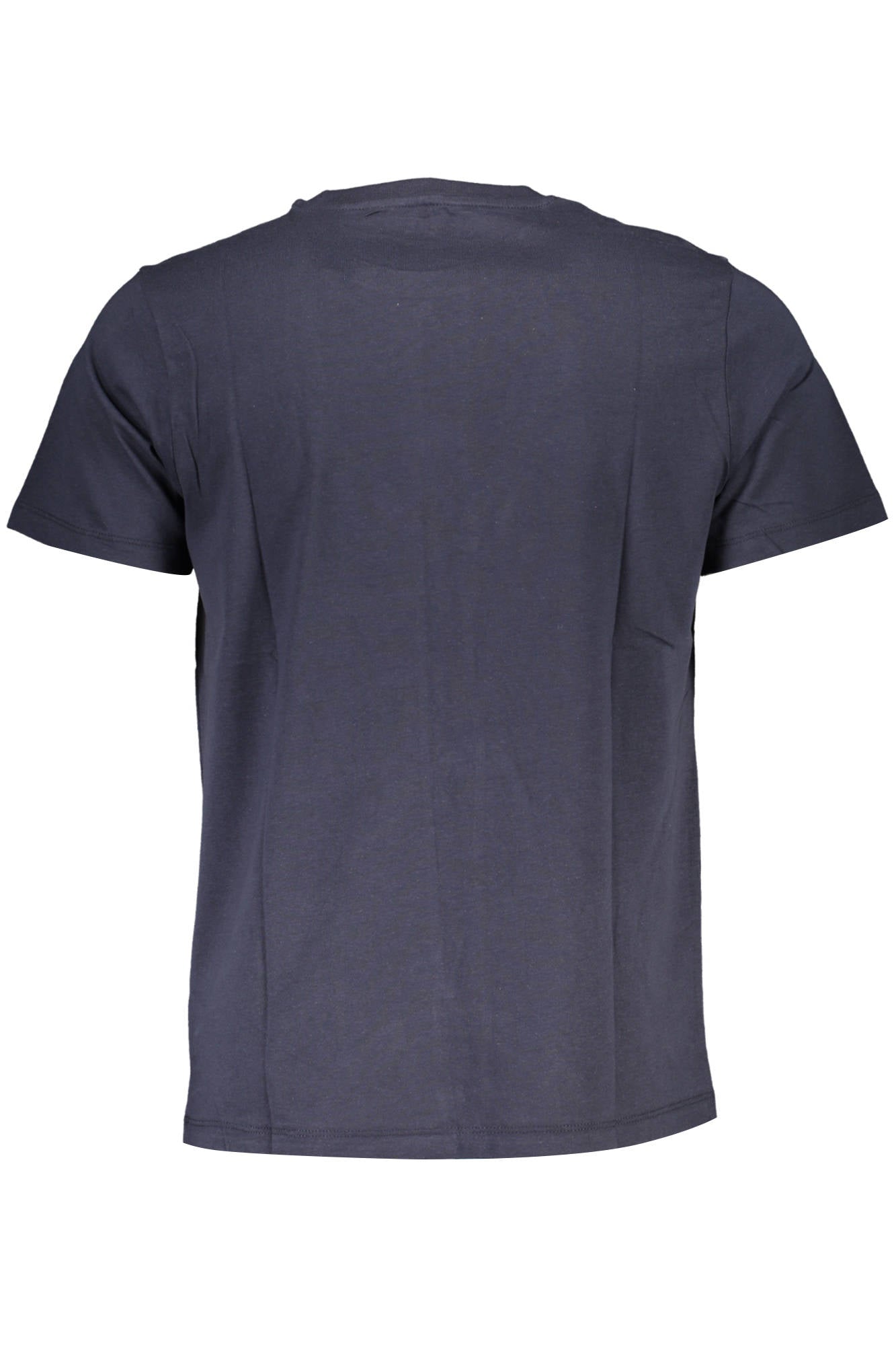AU00782-ALVARO_BLU_NIGHT-BLUE – Herren Kurzarm T-Shirt Blau mit Rundhals und Print-Details – Größe: M, L, XL, 2XL – Farbe: Blu