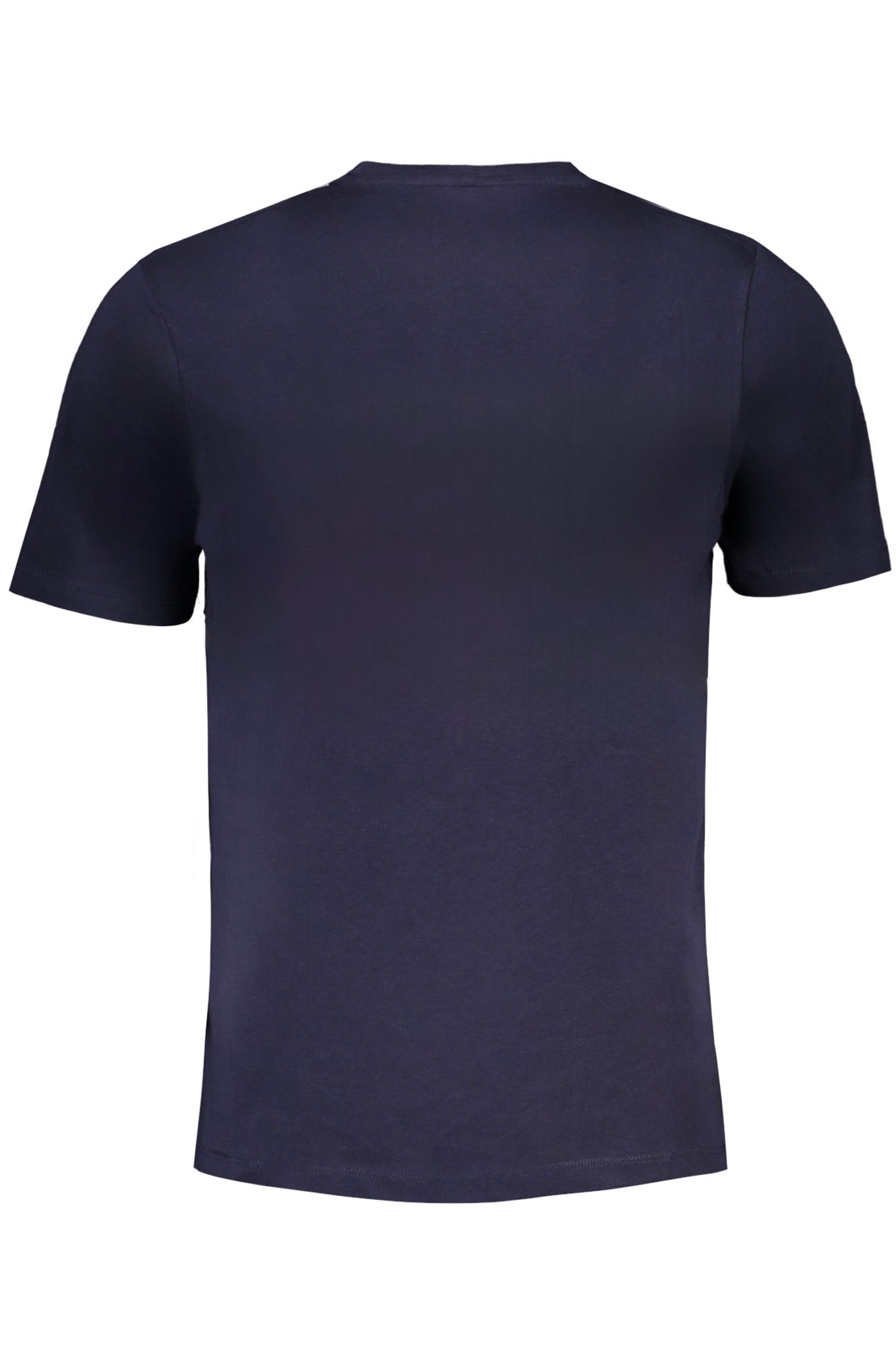 AU01416ATTILIO_BLNIGHBL – Blaue Herren Kurzarm-T-Shirts mit Rundhals und Druck-Design – Größe: M, L, XL, 2XL – Farbe: Blu