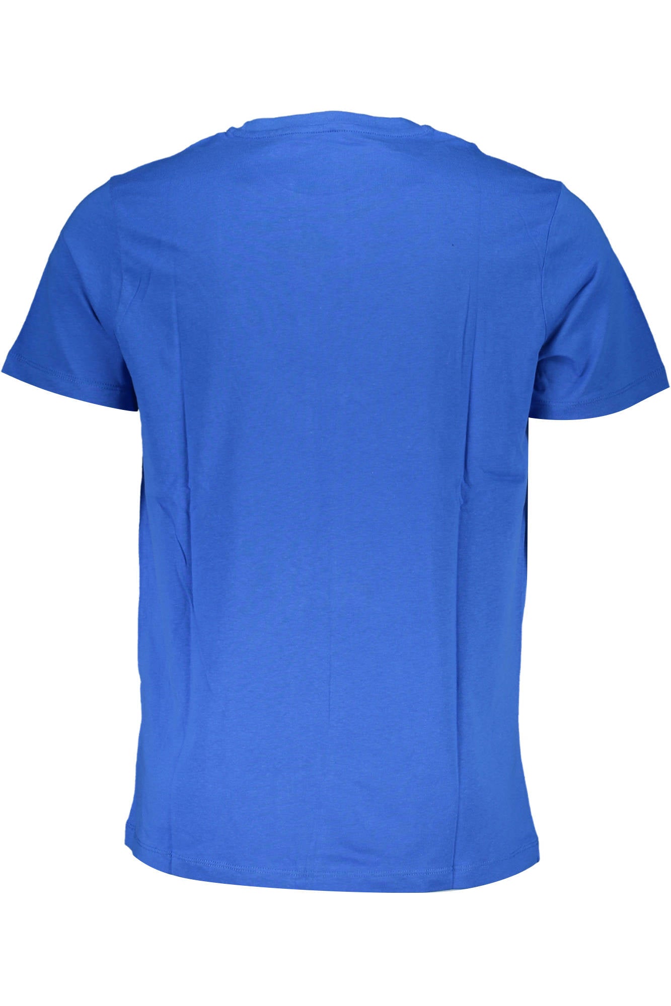 AU00786-ITALO_BLU_ROYAL-BLUE – Herren Kurzarm T-Shirt Blau mit Print und Rundhalsausschnitt – Größe: L, XL, 2XL – Farbe: Blu