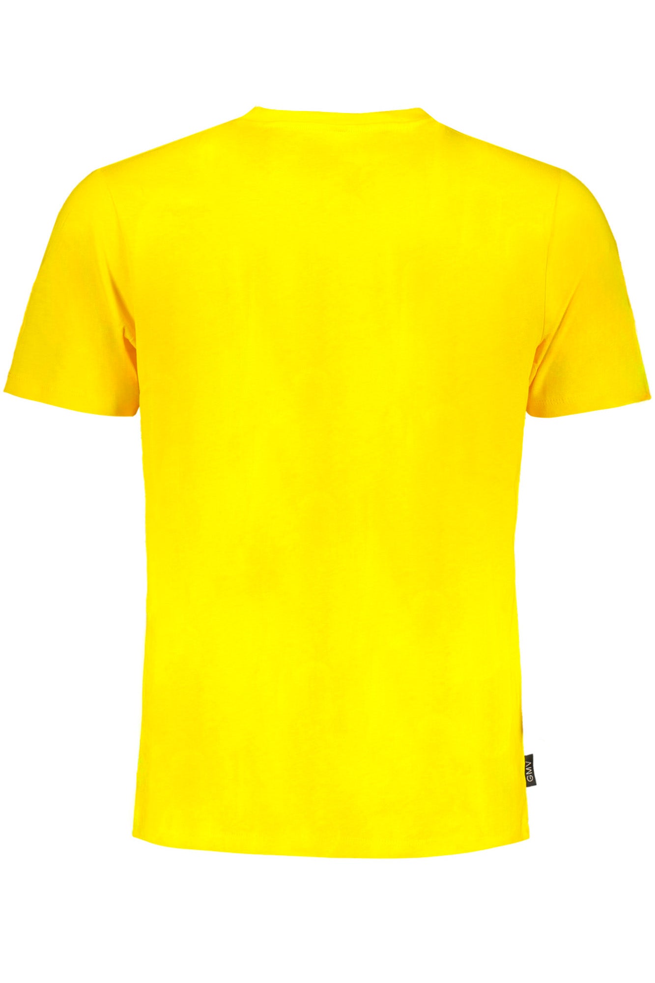 AU01412ORLANDO_GIYELLOW – Kurzärmeliges Herren-T-Shirt Gelb mit Druck und Rundhalsausschnitt – Größe: M, L, XL, 2XL – Farbe: Giallo