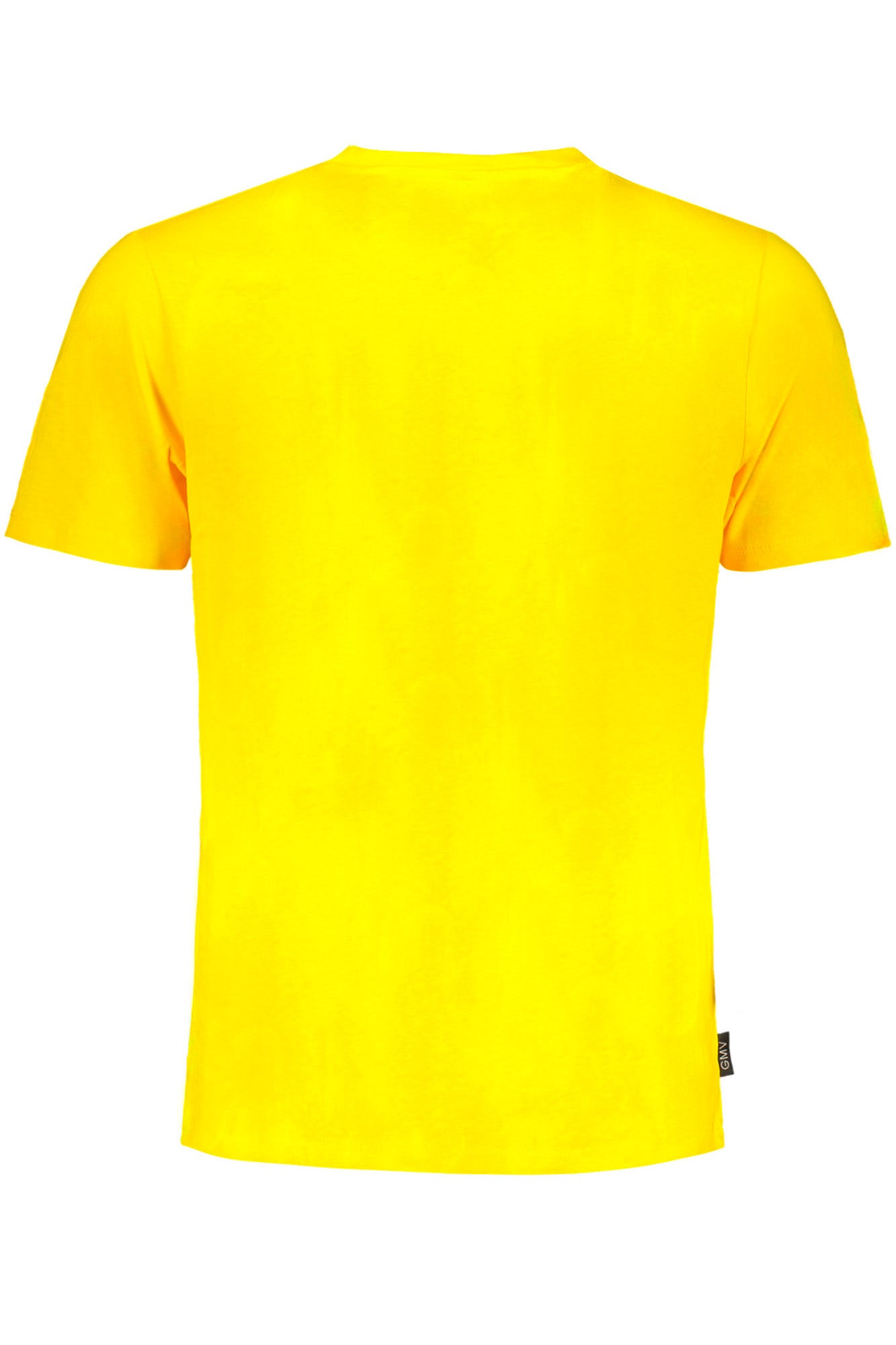AU01484ITALO_GIYELLOW – Herren T-Shirt in Gelb mit Print und Rundhals - Kurzarm, Modernes Design – Größe: M, L, XL, 2XL – Farbe: Giallo