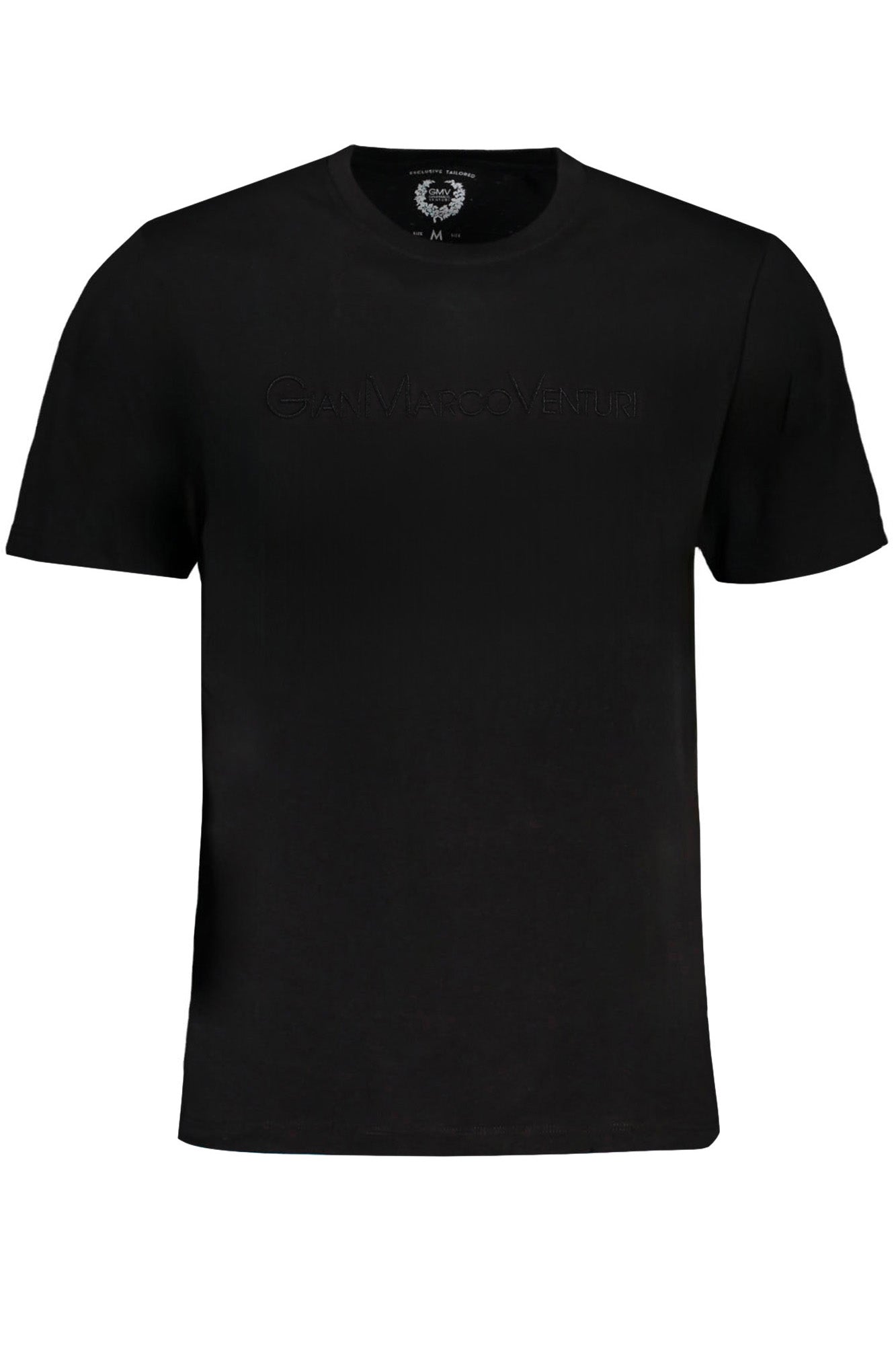 AU01634CALIMERO_NEBLACK – Herren Kurzarm-T-Shirt Schwarz mit Rundhals & Logo-Stickerei – Größe: 2XL, XL – Farbe: Nero