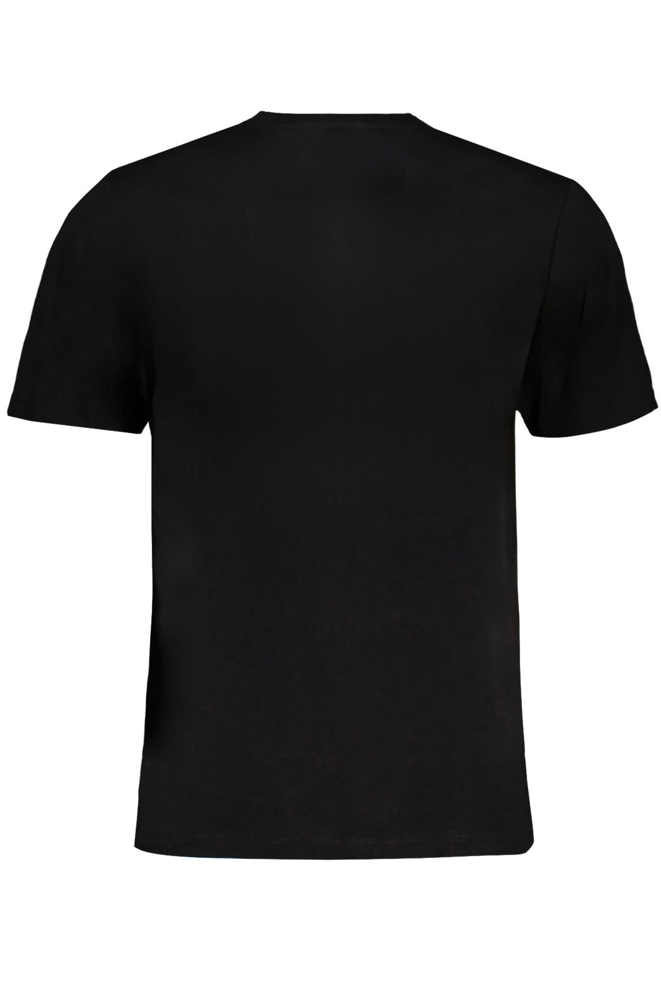 AU01634CALIMERO_NEBLACK – Herren Kurzarm-T-Shirt Schwarz mit Rundhals & Logo-Stickerei – Größe: 2XL, XL – Farbe: Nero