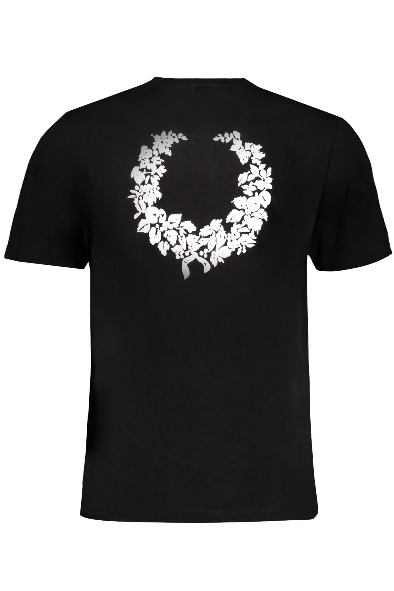 AU01413ALVARO_NEBLACK – Herren Kurzarm T-Shirt Schwarz mit Rundhals und Logo-Druck – Größe: M, L, XL, 2XL – Farbe: Nero