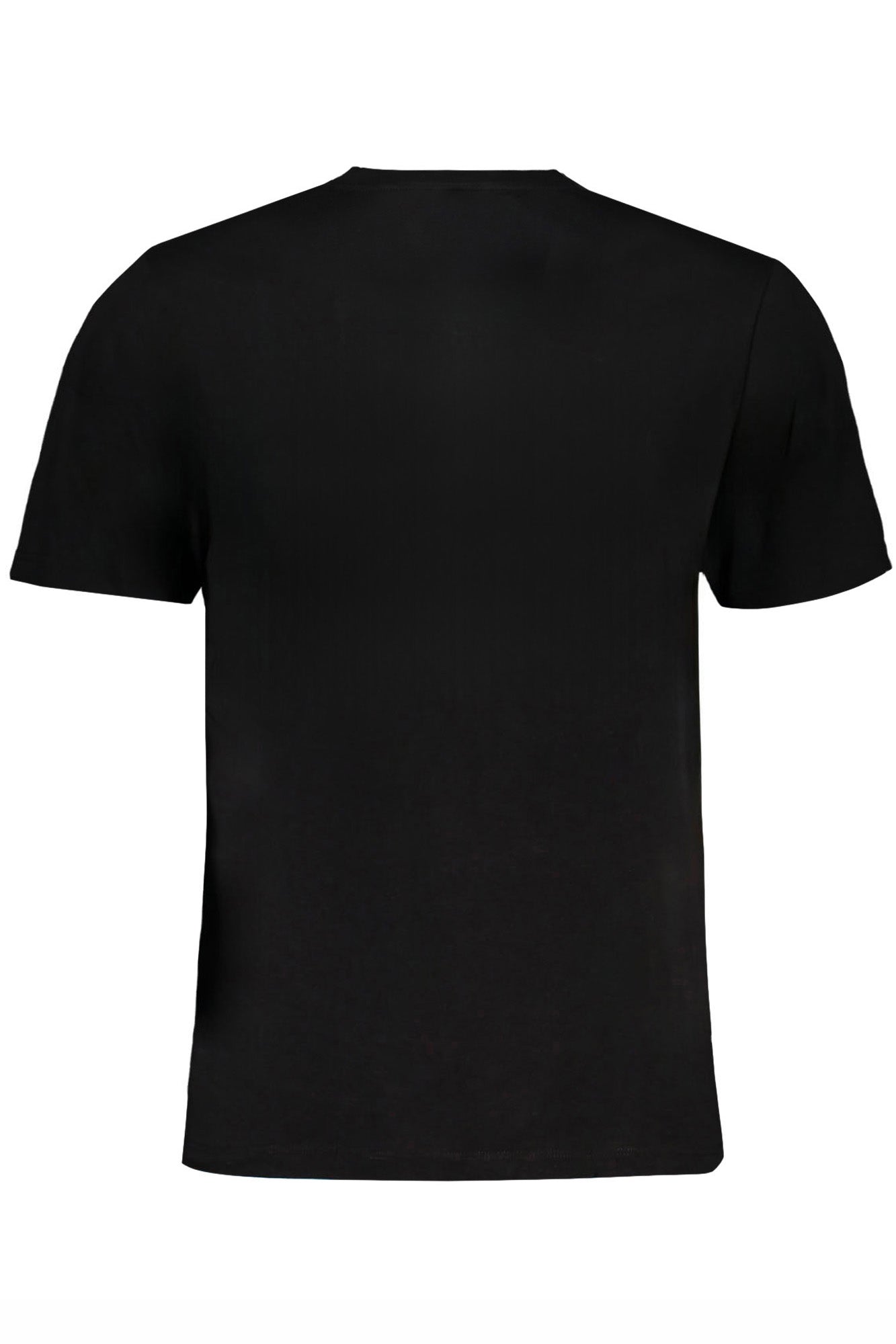 AU01419LINO_NEBLACK – Kurzärmeliges Herren T-Shirt Schwarz mit Logo-Print & Rundhals – Größe: M, L, XL, 2XL – Farbe: Nero