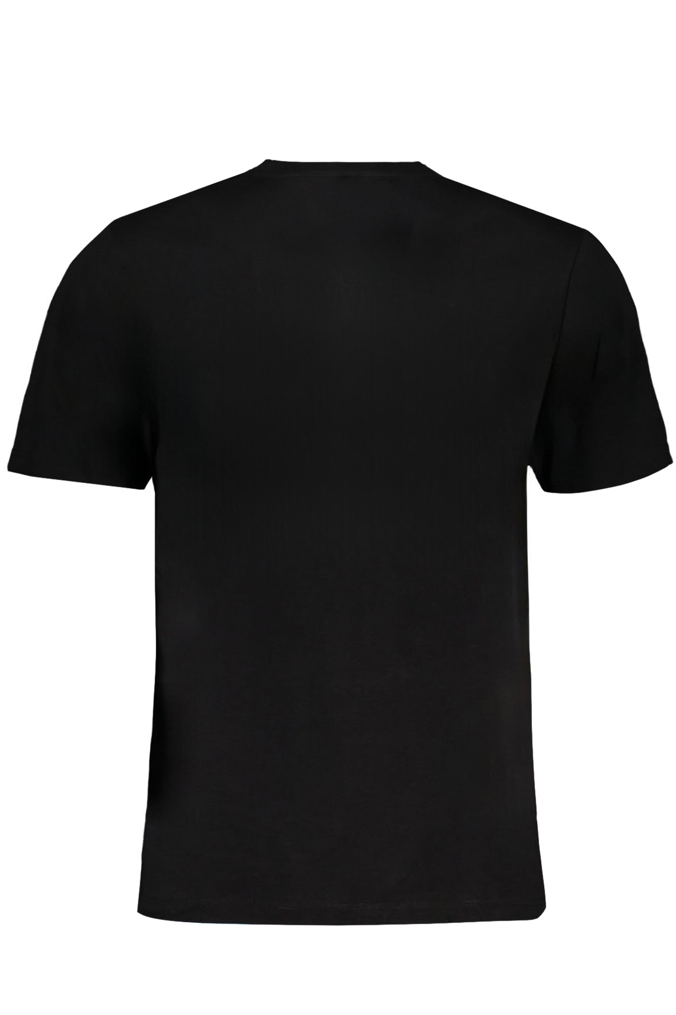 AU01416ATTILIO_NEBLACK – Stilvolles Herren Kurzarm T-Shirt in Schwarz mit Print und Rundhals – Größe: M, L, XL, 2XL – Farbe: Nero