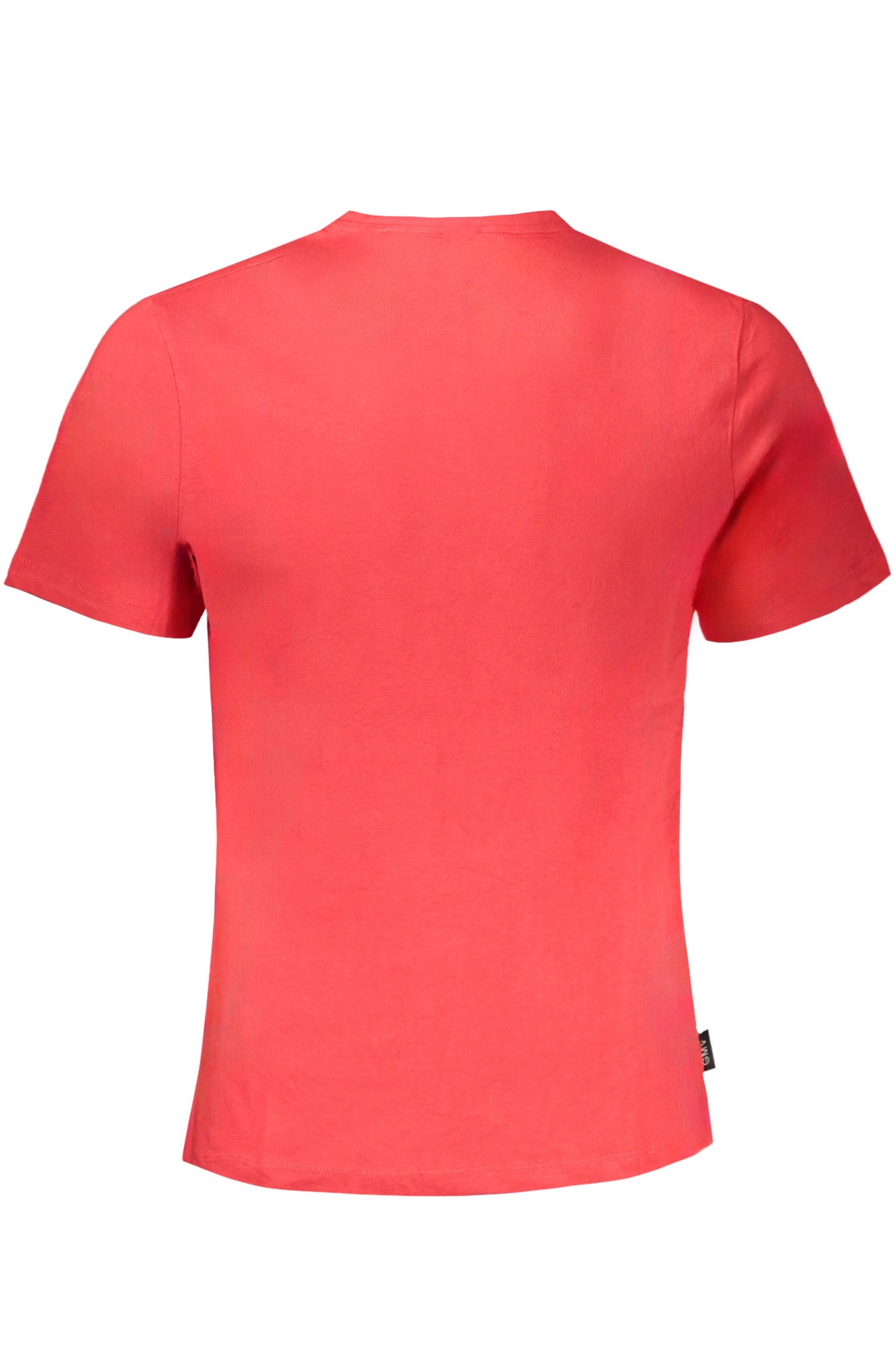 AU01415DANILO_RORED – Stylisches Herren-Kurzarm-T-Shirt in Rot mit Rundhals und Print – Größe: M, L, XL, 2XL – Farbe: Rosso