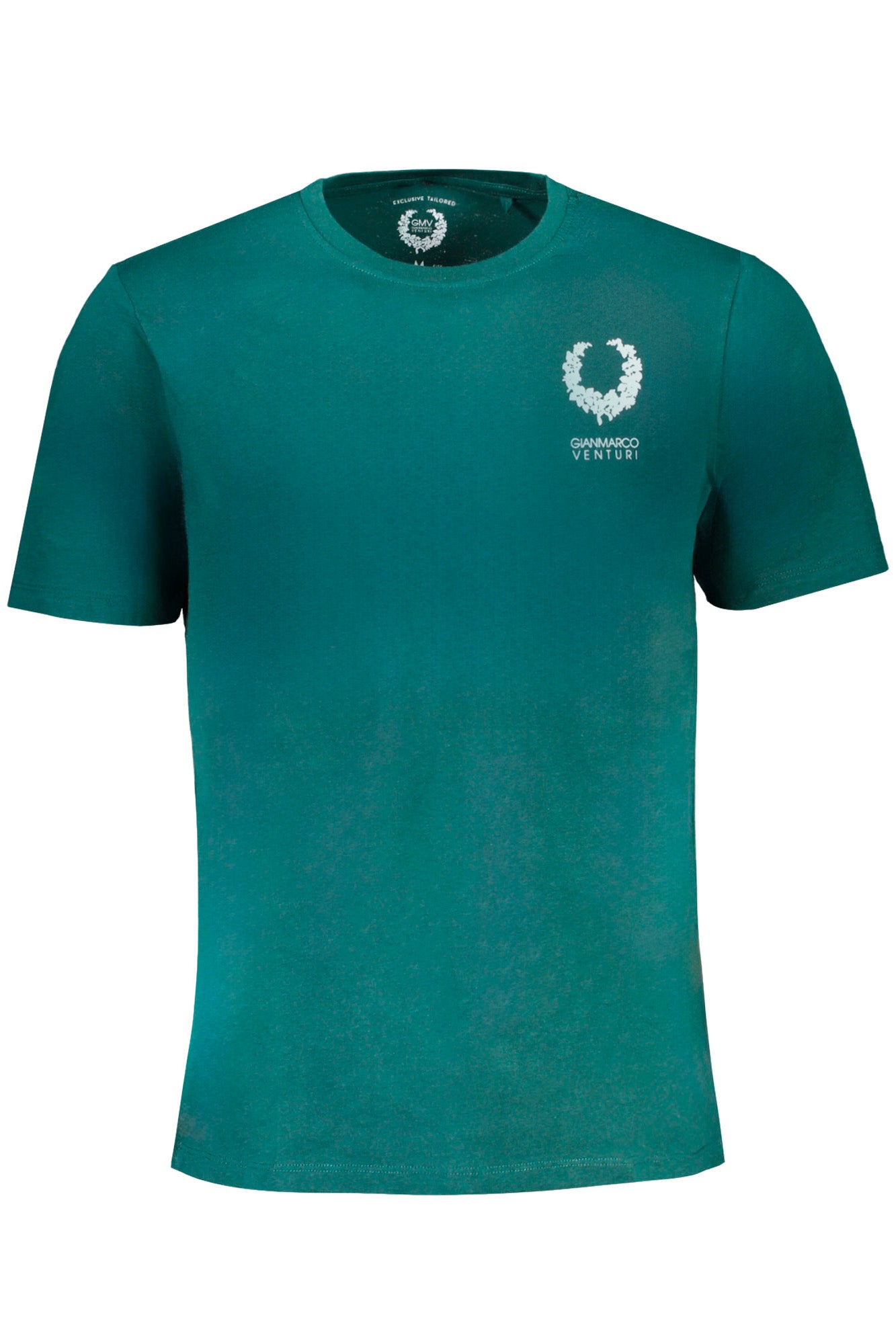 AU01413ALVARO_VEFORGRE – Herren Kurzarm T-Shirt - Grün, Rundhals, Logo-Print – Größe: M, L, XL, 2XL – Farbe: Verde